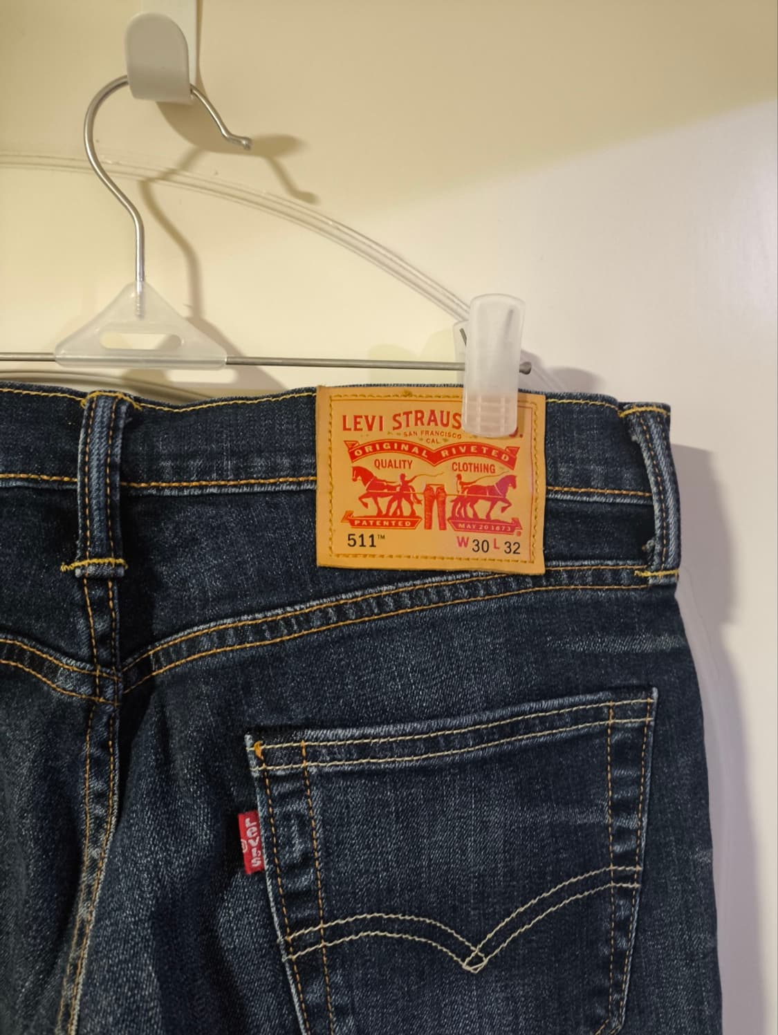 30사이즈 리바이스 511 진청 청바지 데님 상품이미지6