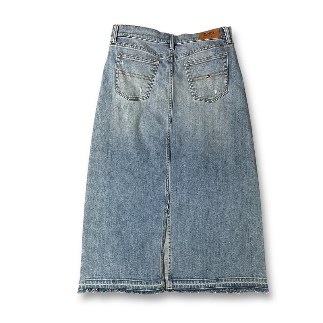 (28) 타미진스 중청 데님 스판 롱 스커트 상품이미지2