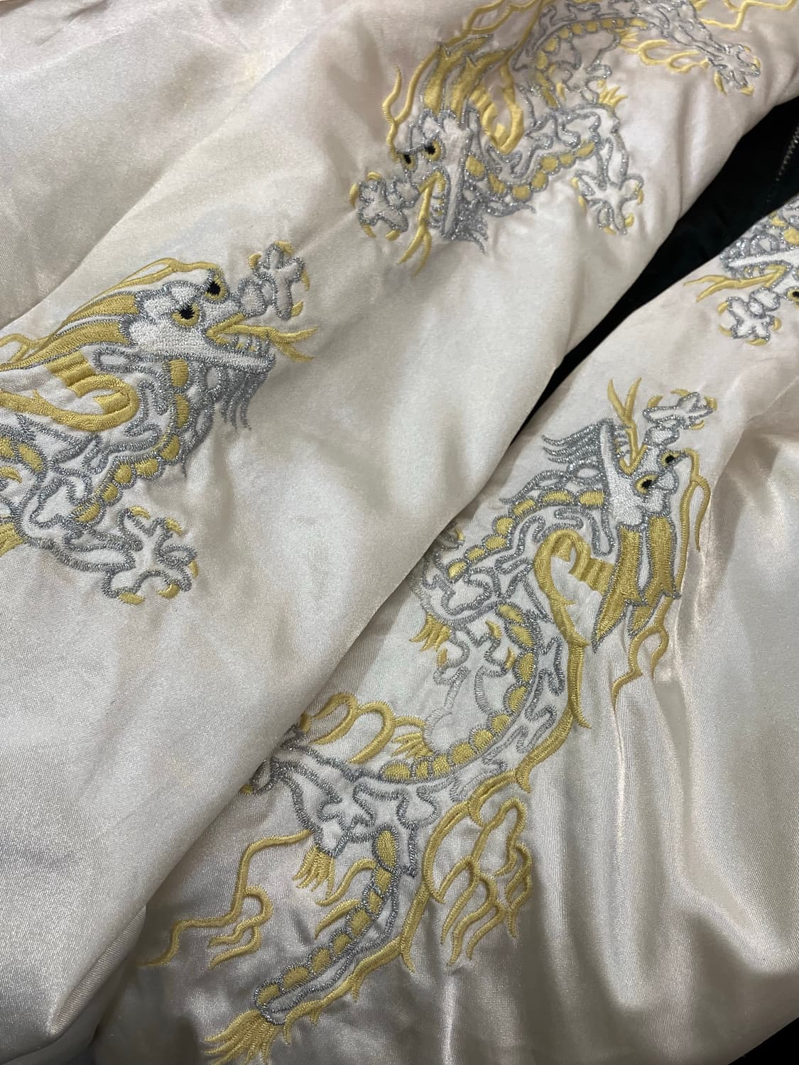 재팬스타일 올드스쿨 오리지널 자수 스카잔 블랙 M 상품이미지5