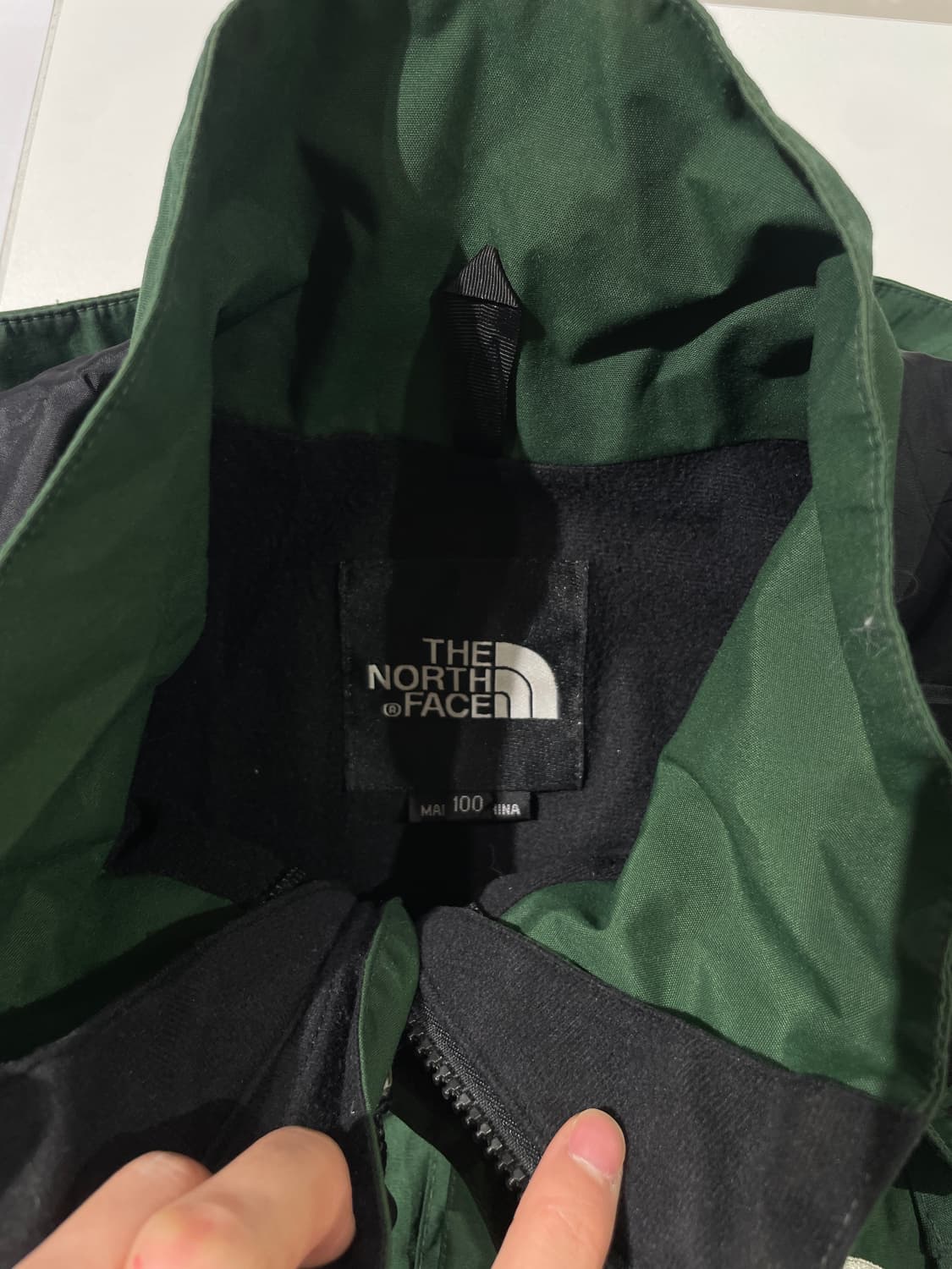 노스페이스 그린 써밋 시리즈 고어텍스 나일론 자켓 상품이미지7