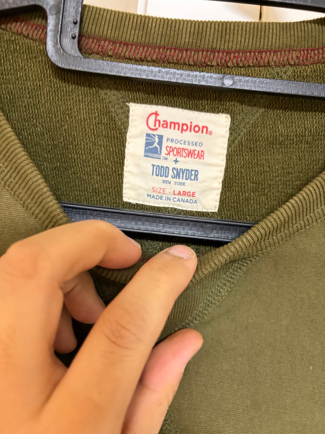 챔피온 토드스나이더 리버스위브 스웻셔츠 상품이미지4