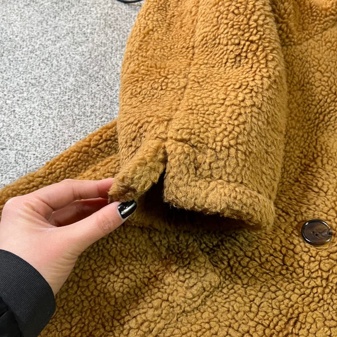 앤더슨벨 테디베어 더블 코트 상품이미지2