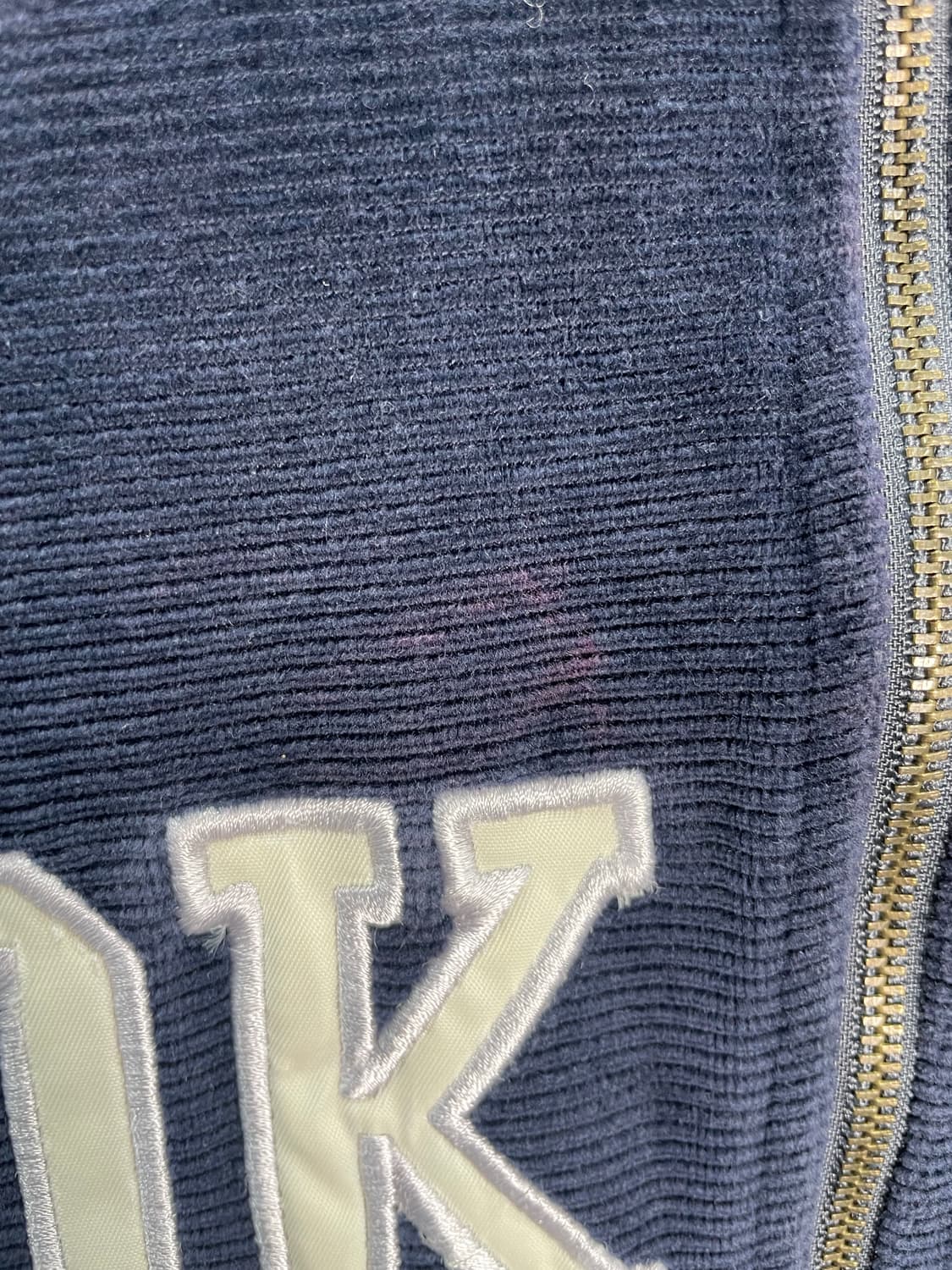 DKNY JEANS 후드 벨벳 집업 L  상품이미지4