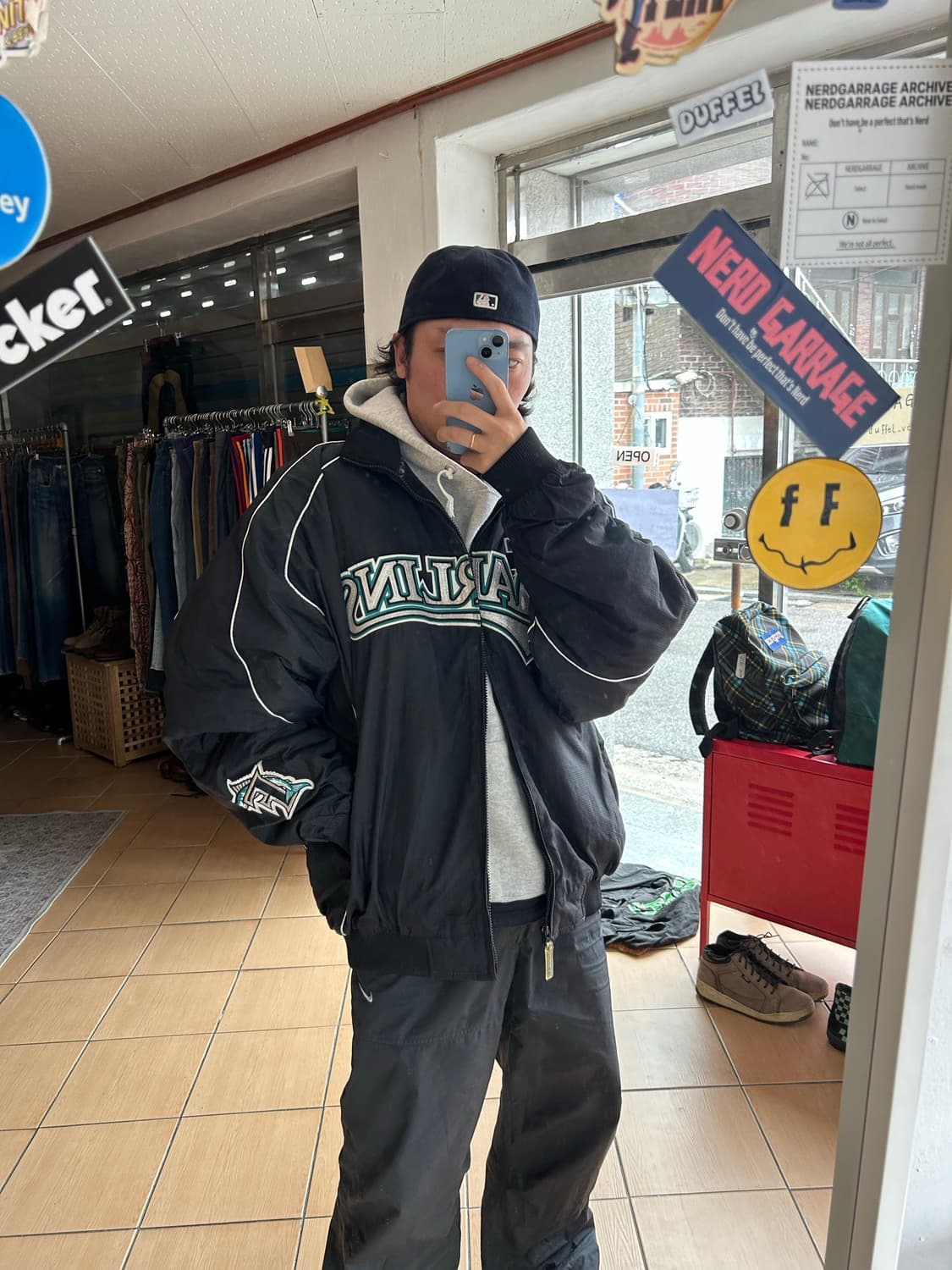 90‘s 마제스틱 마리너즈 스타디움자켓XXL 상품이미지10