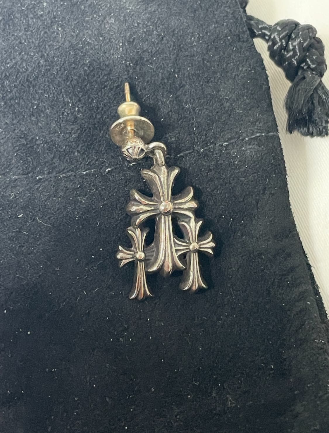 Chrome hearts 3ch 크로스 이어링 상품이미지1