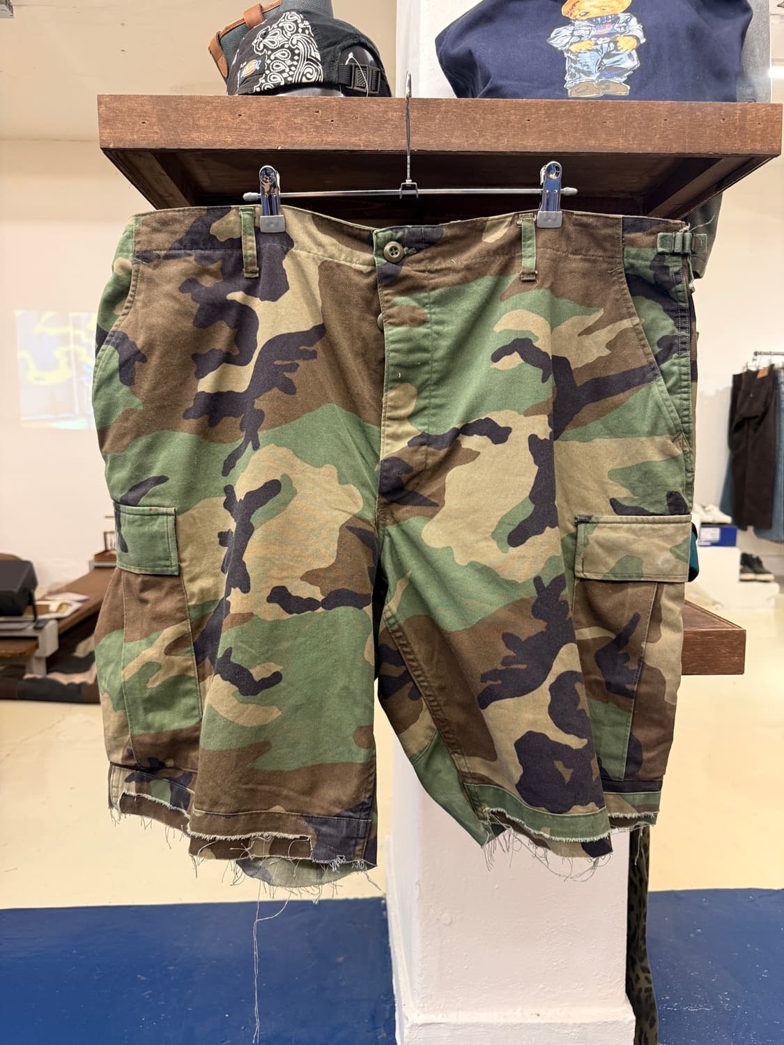Military 밀리터리 우드랜드 커팅 반바지 상품이미지3