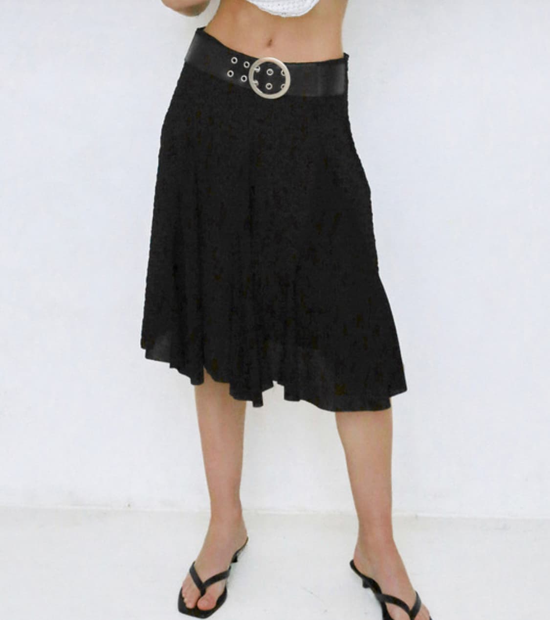폴리수엠 FLOWER BELTED SKIRT 상품이미지1