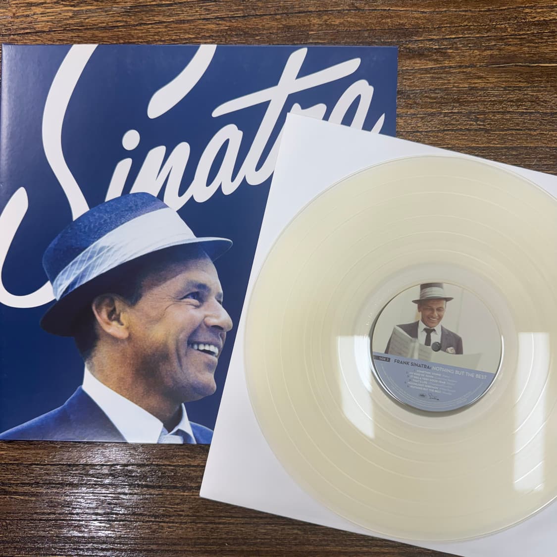프랭크 시나트라 명곡 모음 한정판 블루&투명반 LP 상품이미지2
