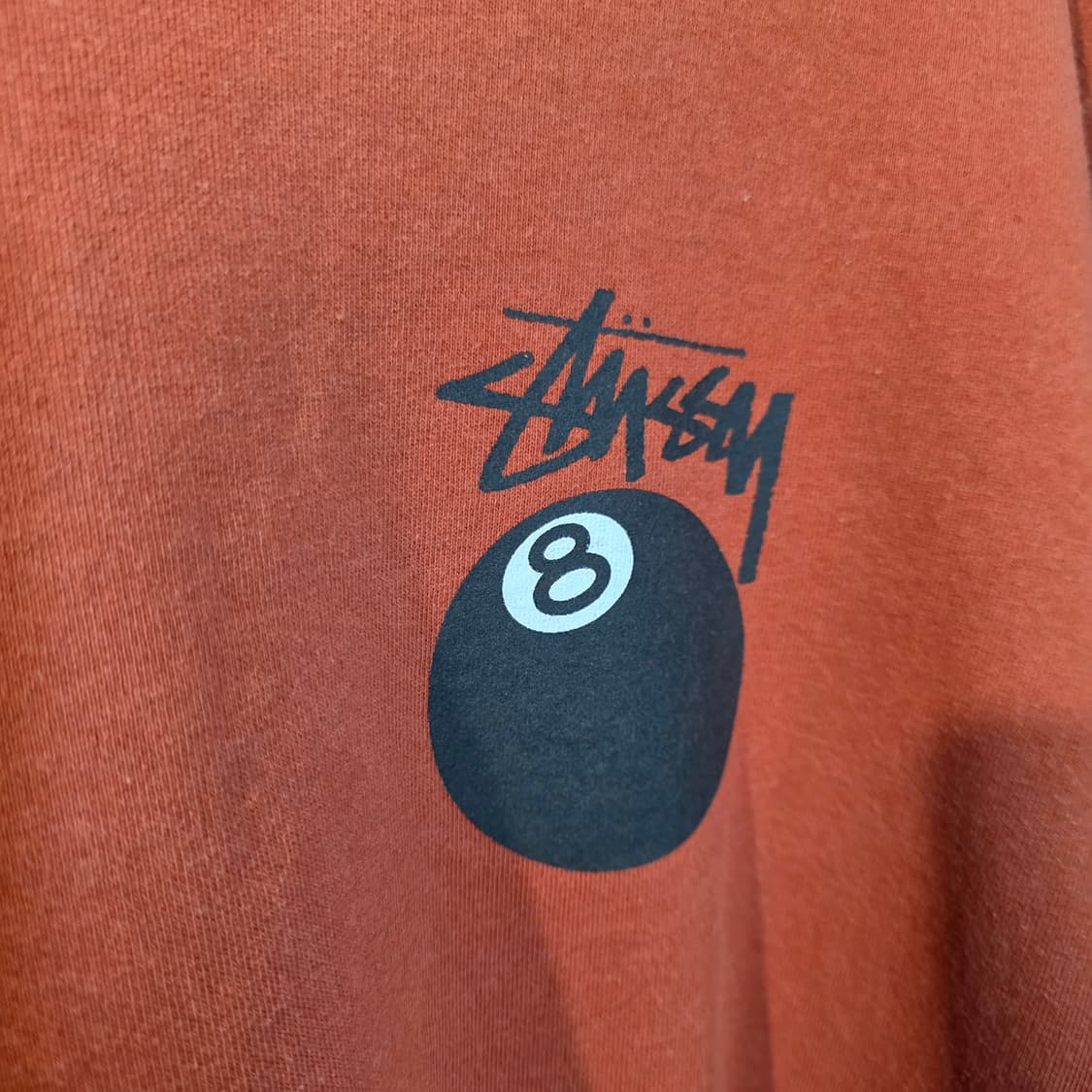 정품) 스투시 맨투맨 8볼 크루 감색 맨투맨 M 상품이미지3