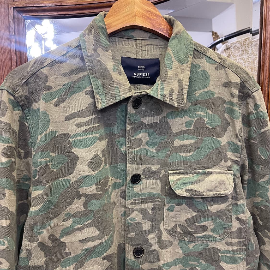 아스페시 자가드 카무플라주 워크자켓 상품이미지3