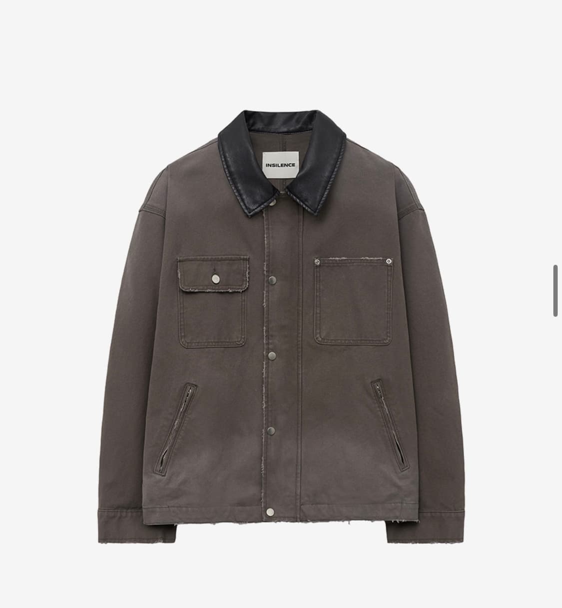 [L] 인사일런스 오버사이즈 빈티지 워크 자켓 FADED BROWN 상품이미지1