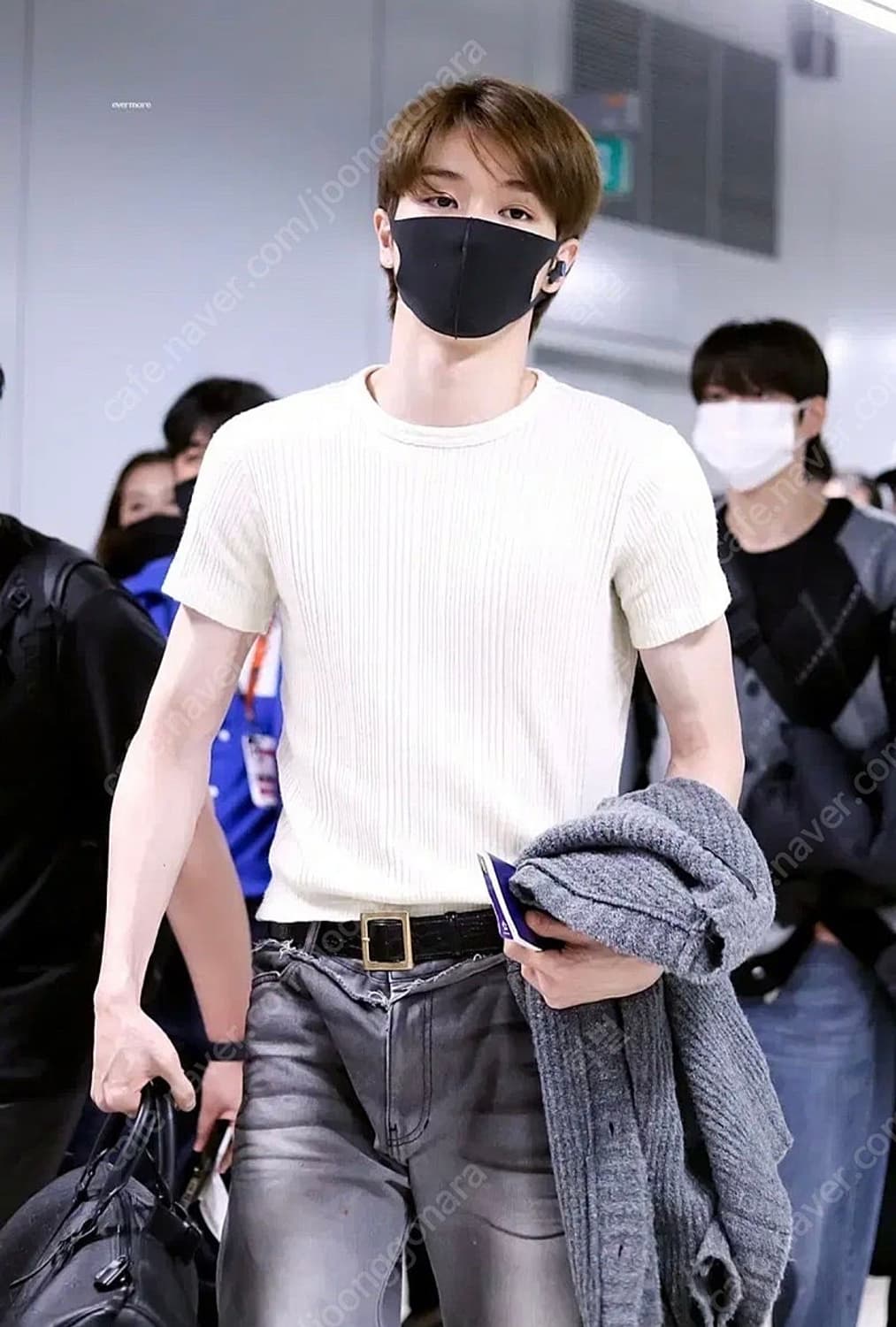 렉토 23FW 울 블렌드 티셔츠 크림 (S) 상품이미지2