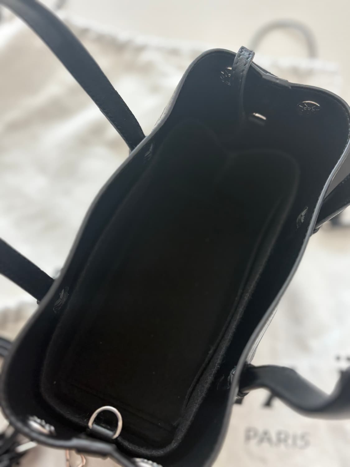 알라이아백 미나 20 장어가죽 백 (새상품)  상품이미지9