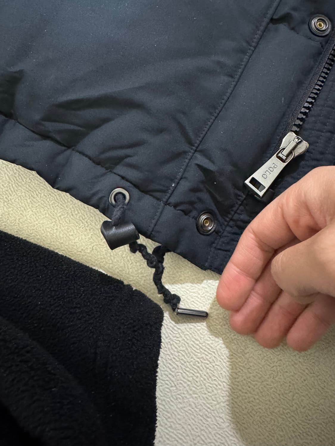 폴로 네이비 볼더 패딩 L 상품이미지5