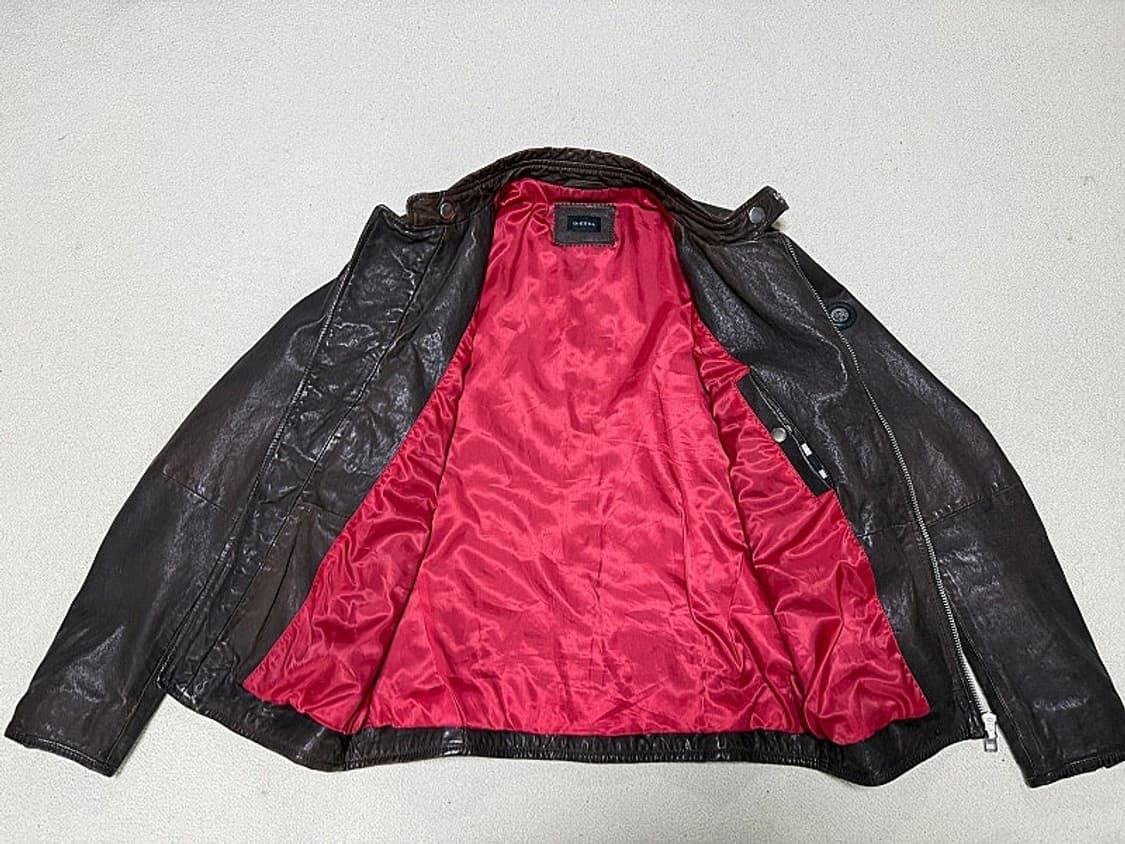 디젤 가죽 자켓 남성용 100사이즈 상품이미지2