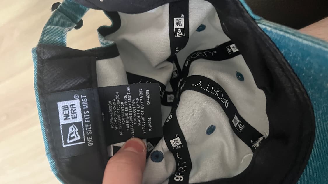 뉴에라 , NYC 캡 모자 ( 워싱 블루 ) 상품이미지2