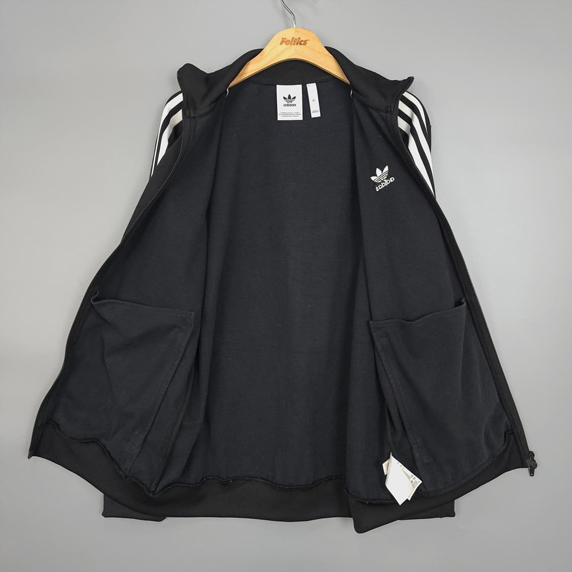 아디다스 adidas 벡켄바우어 트랙탑 블랙 XL 상품이미지8
