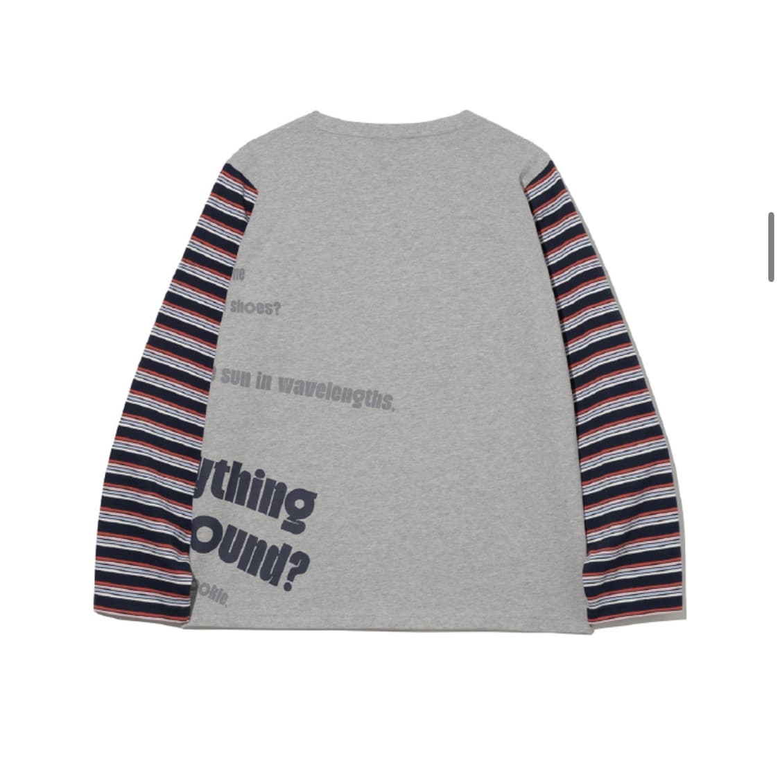 Think Swell Stripe L/S Tee Melange Gray 상품이미지3