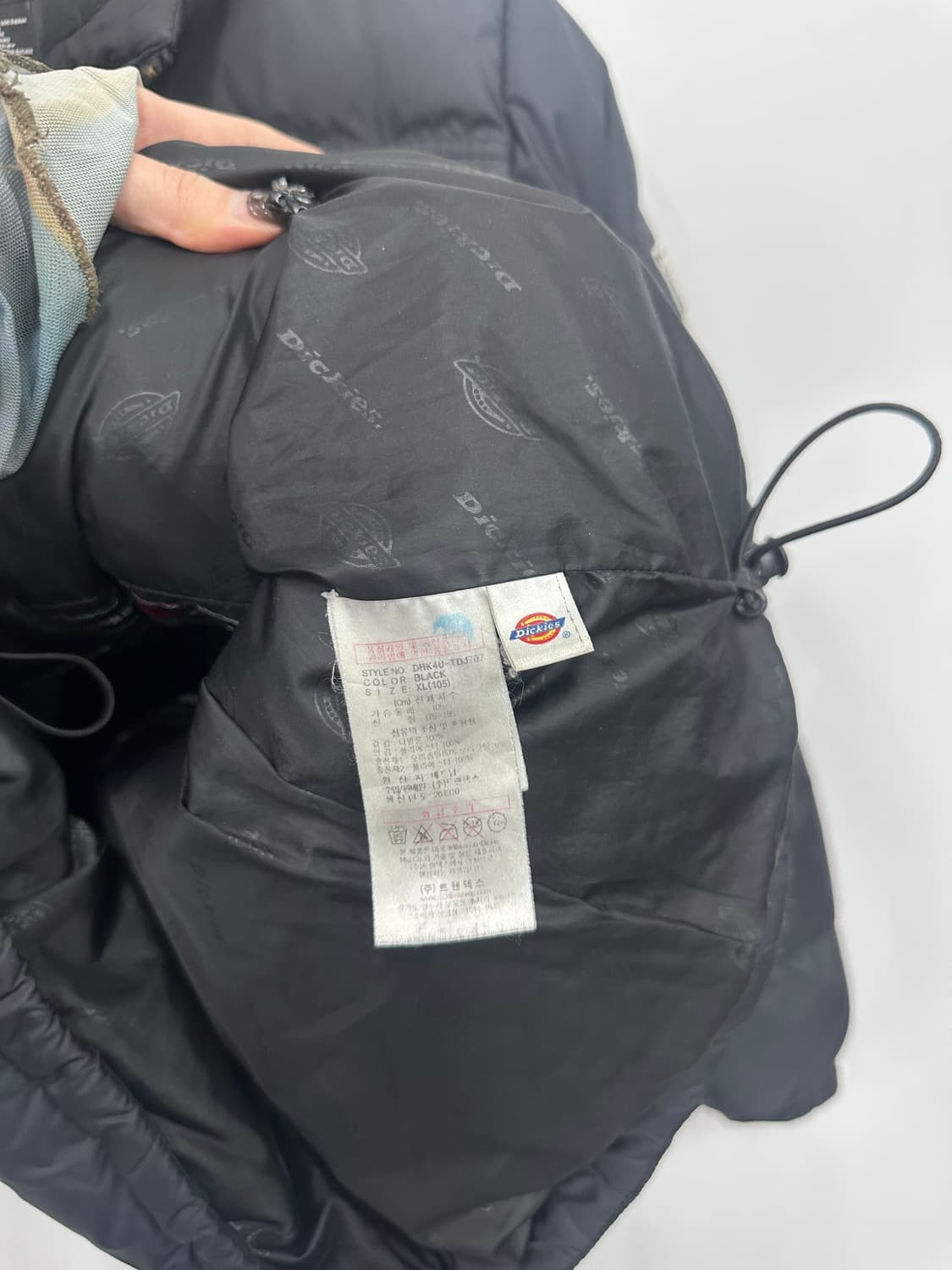 디키즈 블랙 패딩  상품이미지4