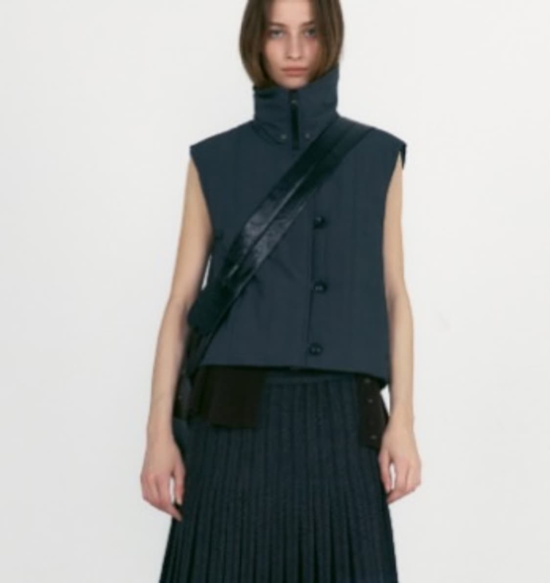 (새상품)로우클래식 라이트웨이트 베스트 블루그린 S 상품이미지2