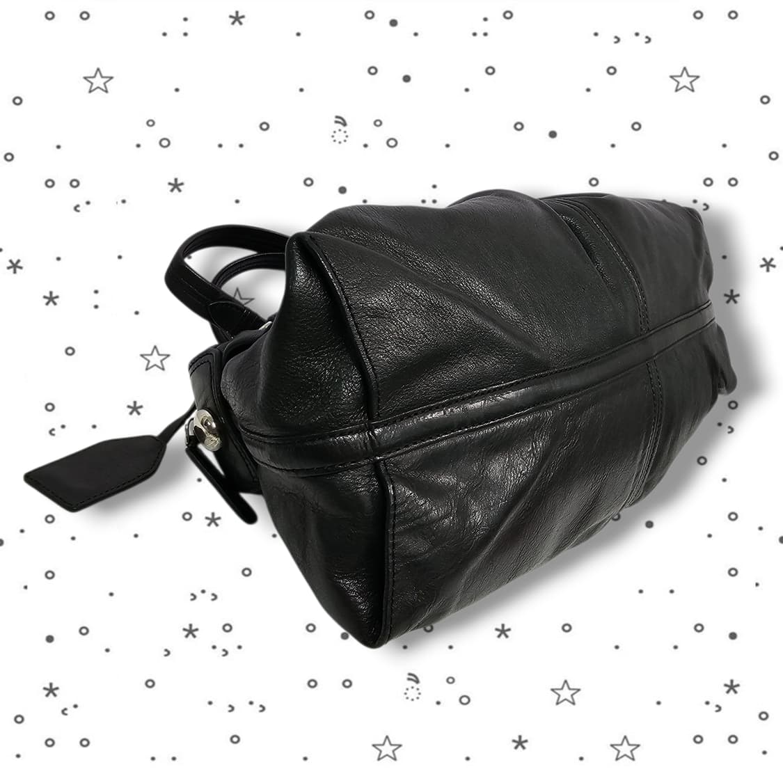 DKNY 블랙 가죽 토트백 상품이미지5