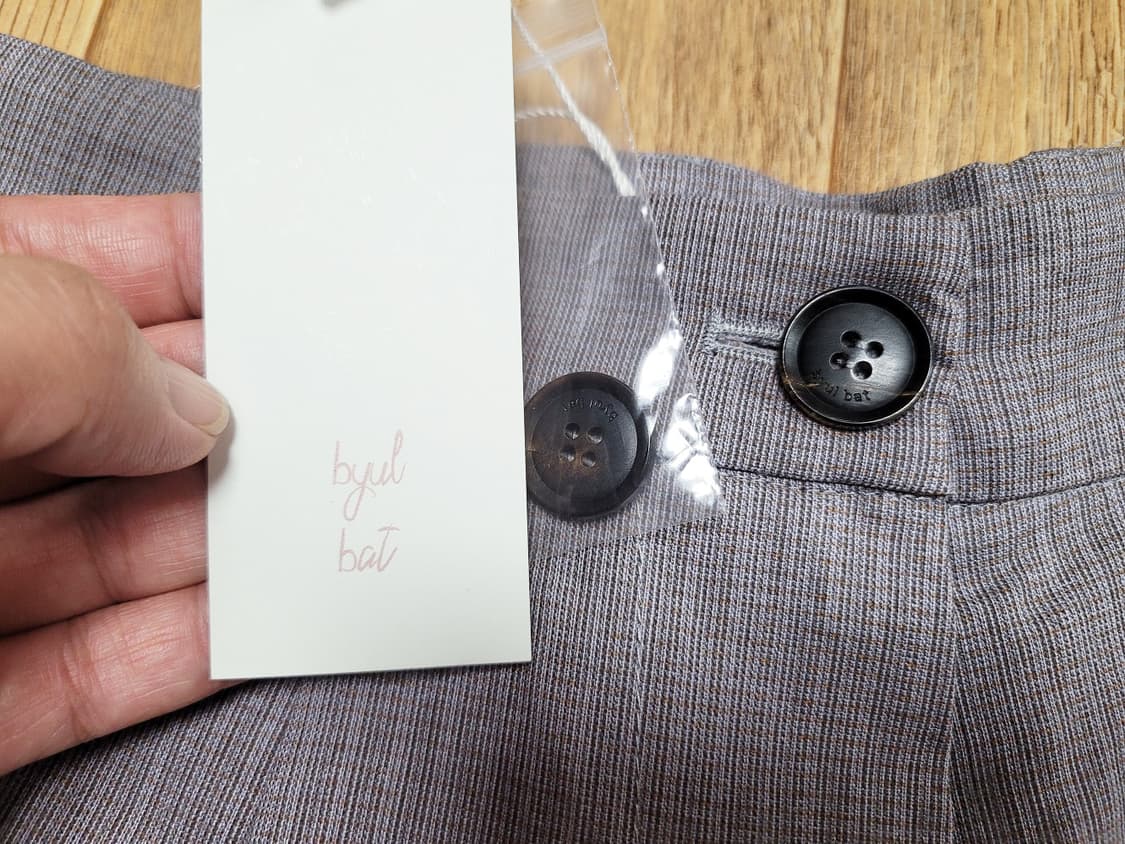 비엘비티(BLBT) 별밭양품점 린넨 하프팬츠 55 새상품 상품이미지8