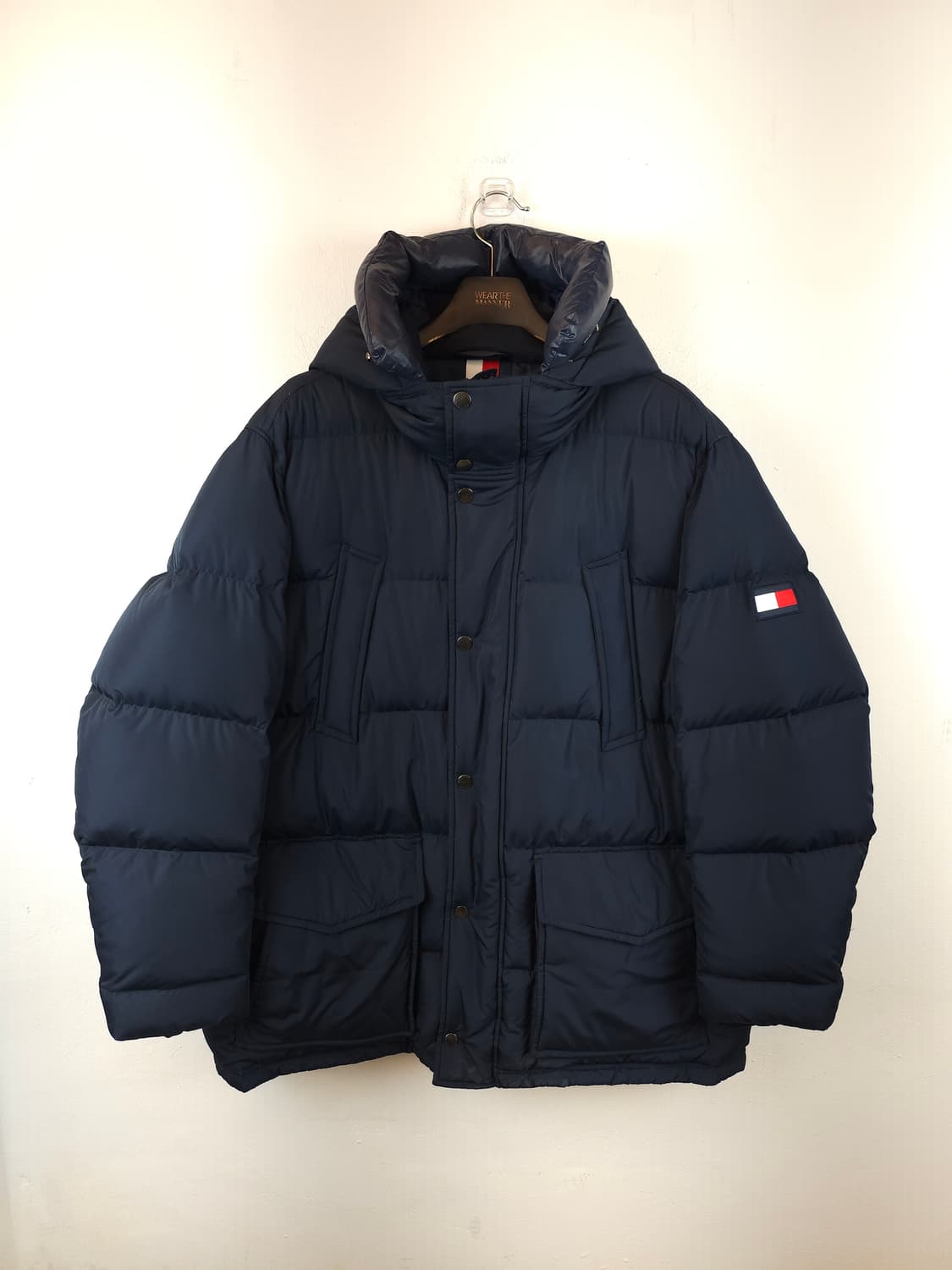 타미힐피거 정품 구스후드패딩점퍼 115-125 4XL 5XL 새제품급 상품이미지1