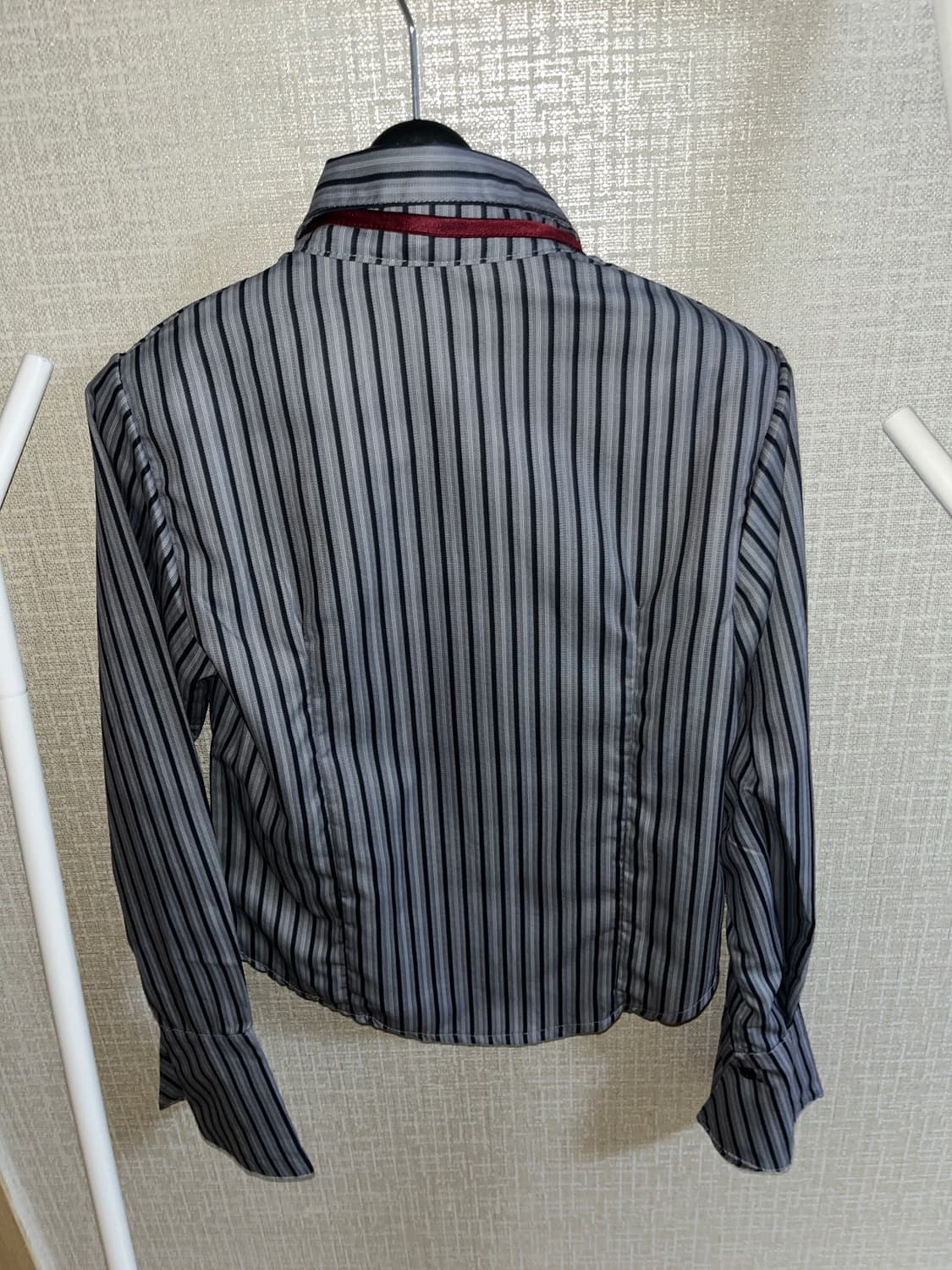 중경상림st 스트라이프 셔츠 넥타이 상품이미지2