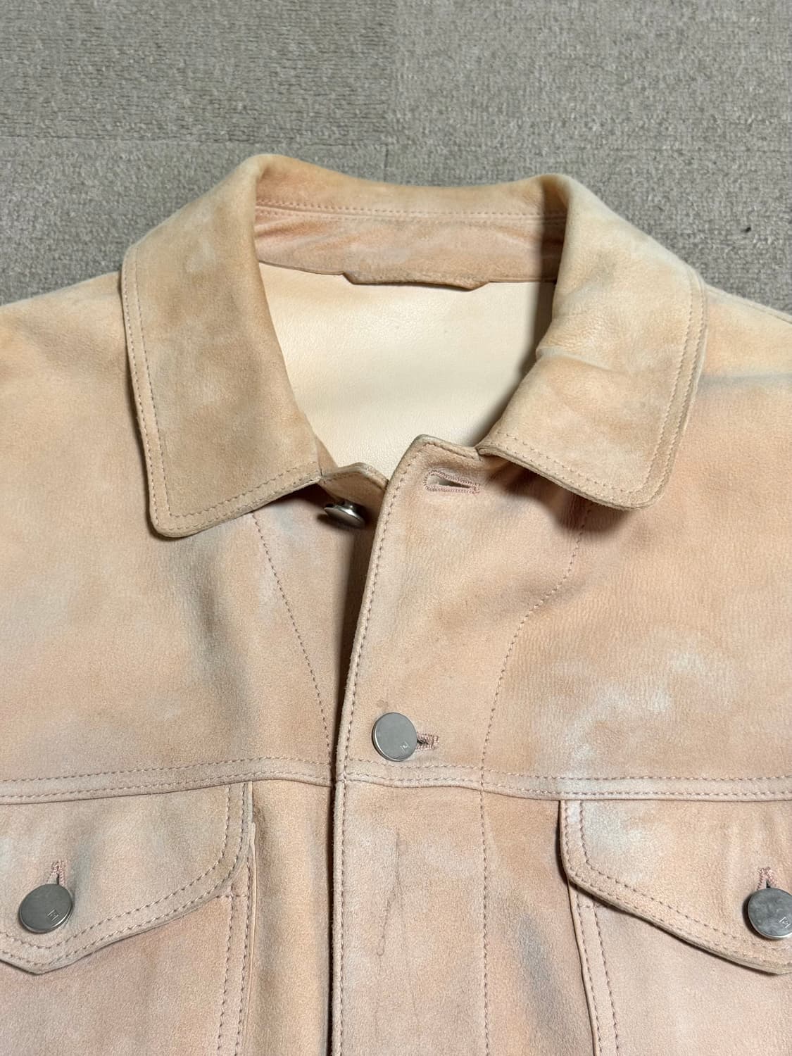 던힐 런던 스웨이드 가죽 트러커 자켓 상품이미지2