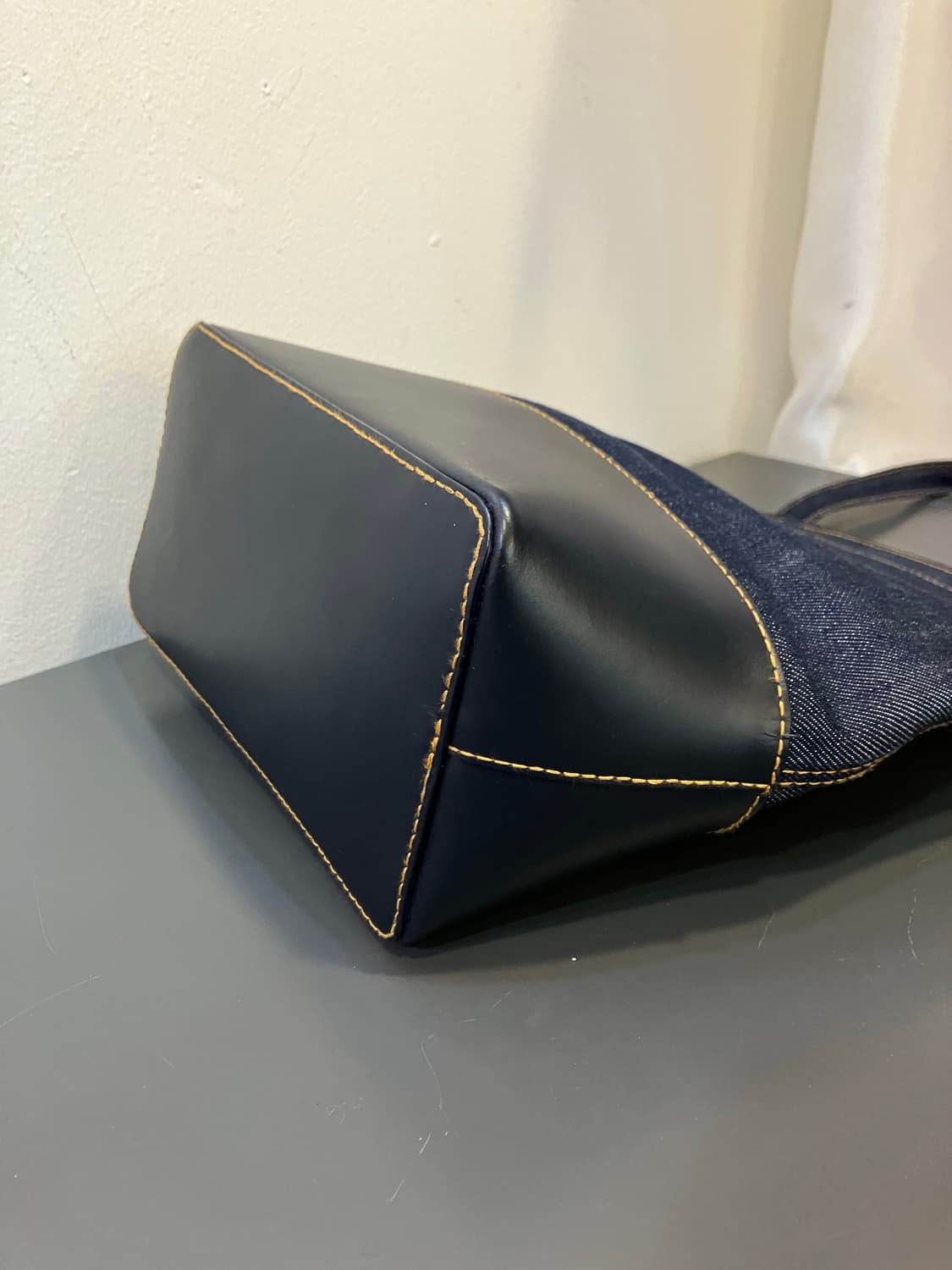 아페쎄 악셀 로고 데님 토트백 상품이미지5