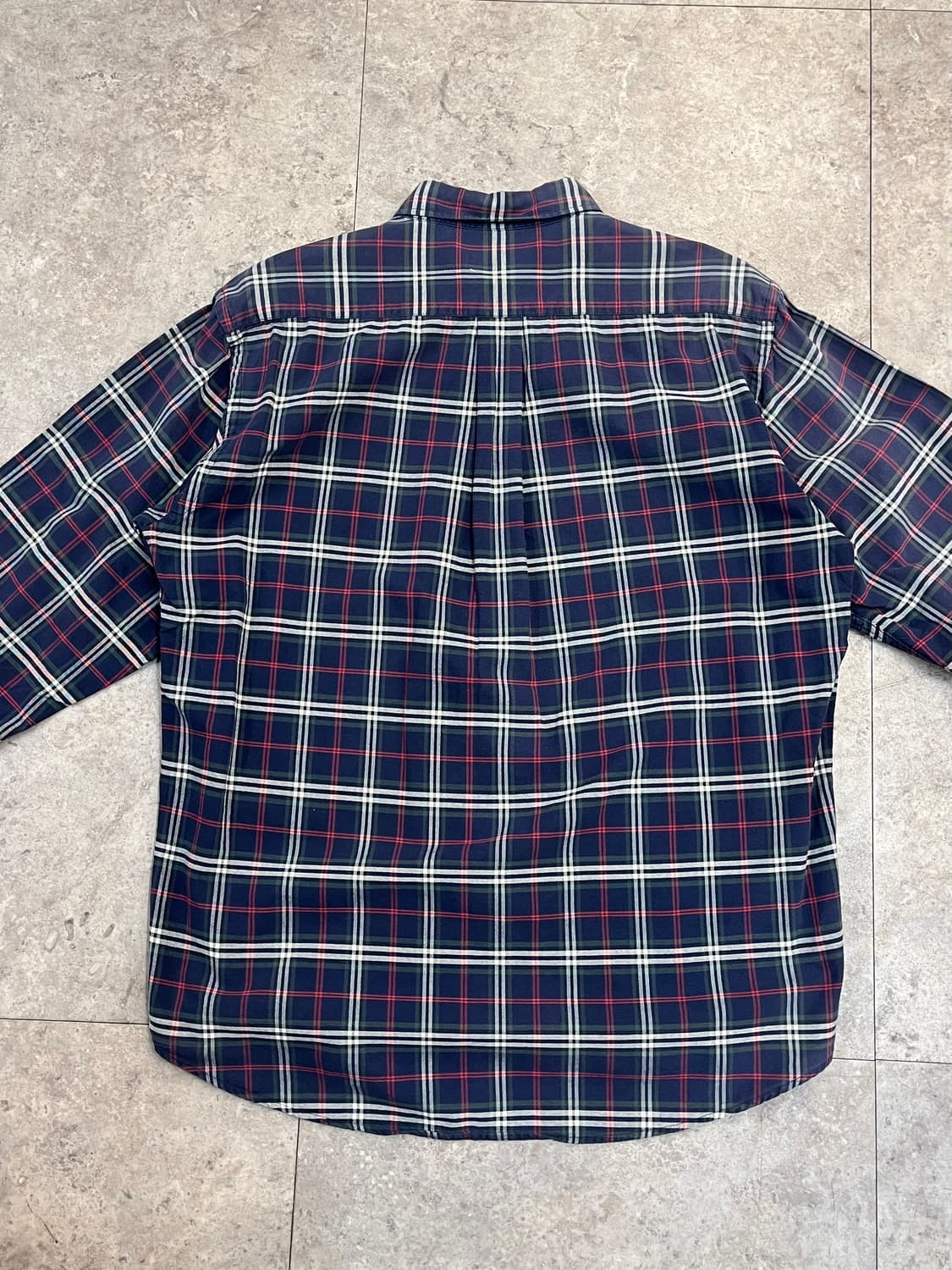 빈폴 체크 셔츠 네이비 100 #csz3244 상품이미지6