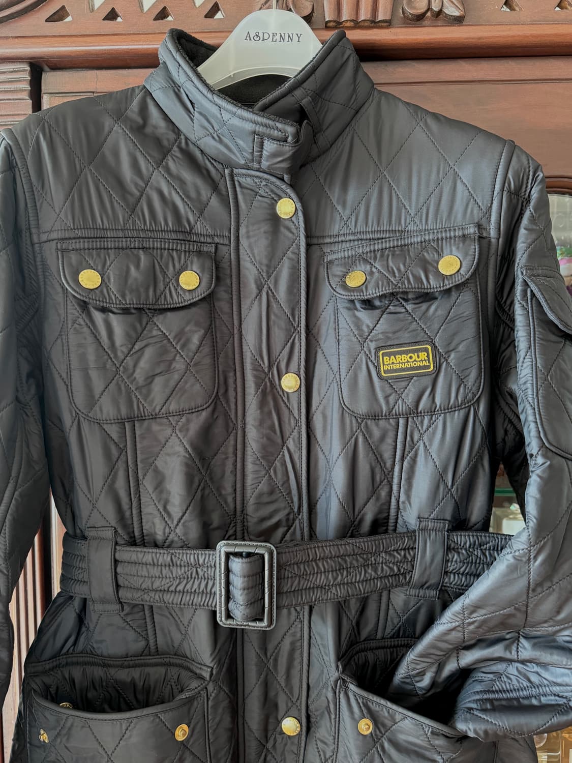 바버 인터내셔널 퀼팅 자켓 운포 상품이미지3