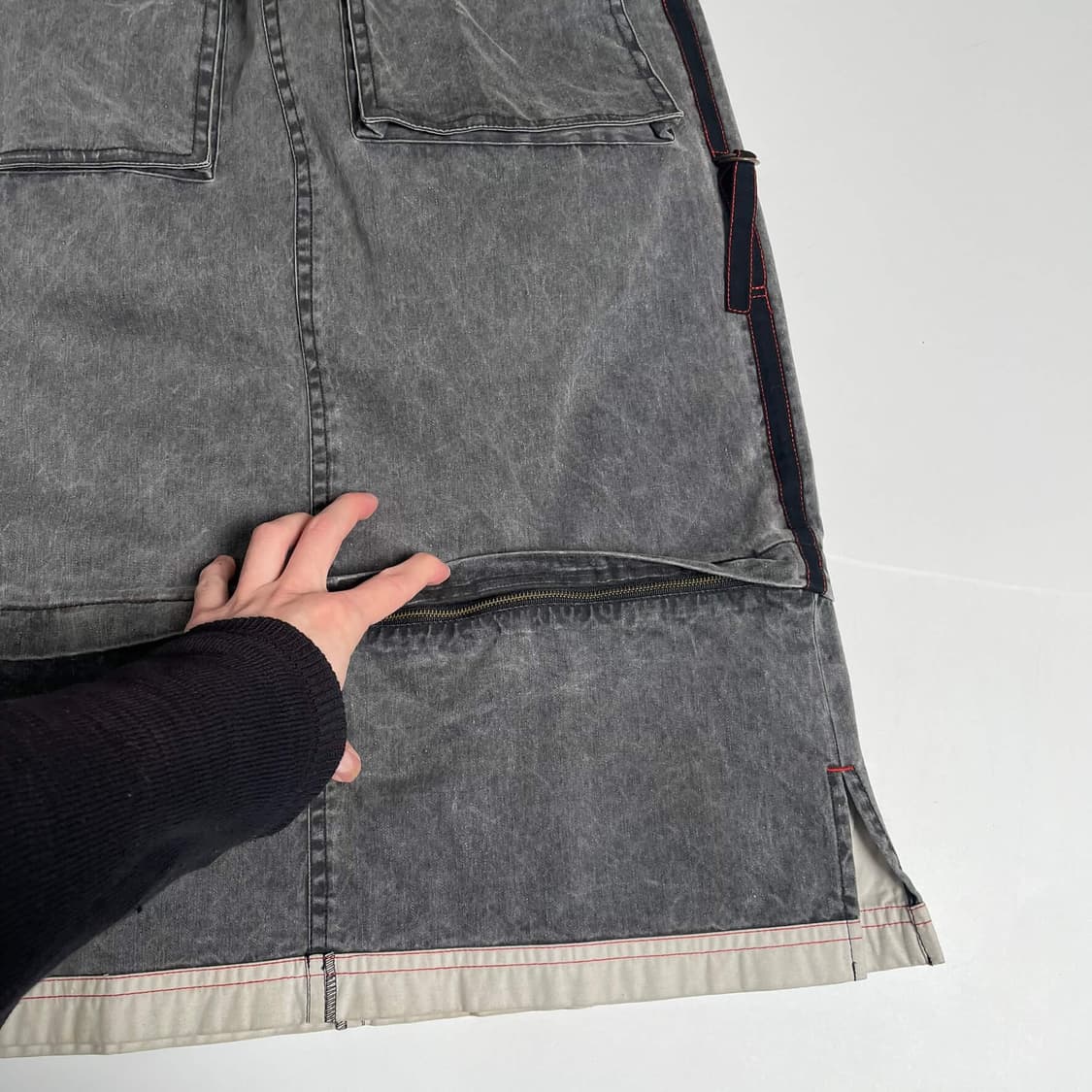 i+mu 지퍼 디테일 스커트 상품이미지5