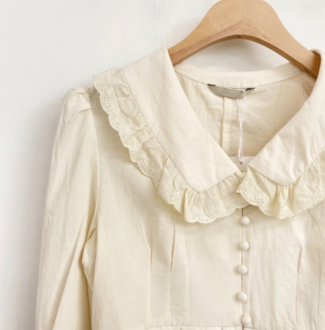 오이니 블라우스 베이지 상품이미지5