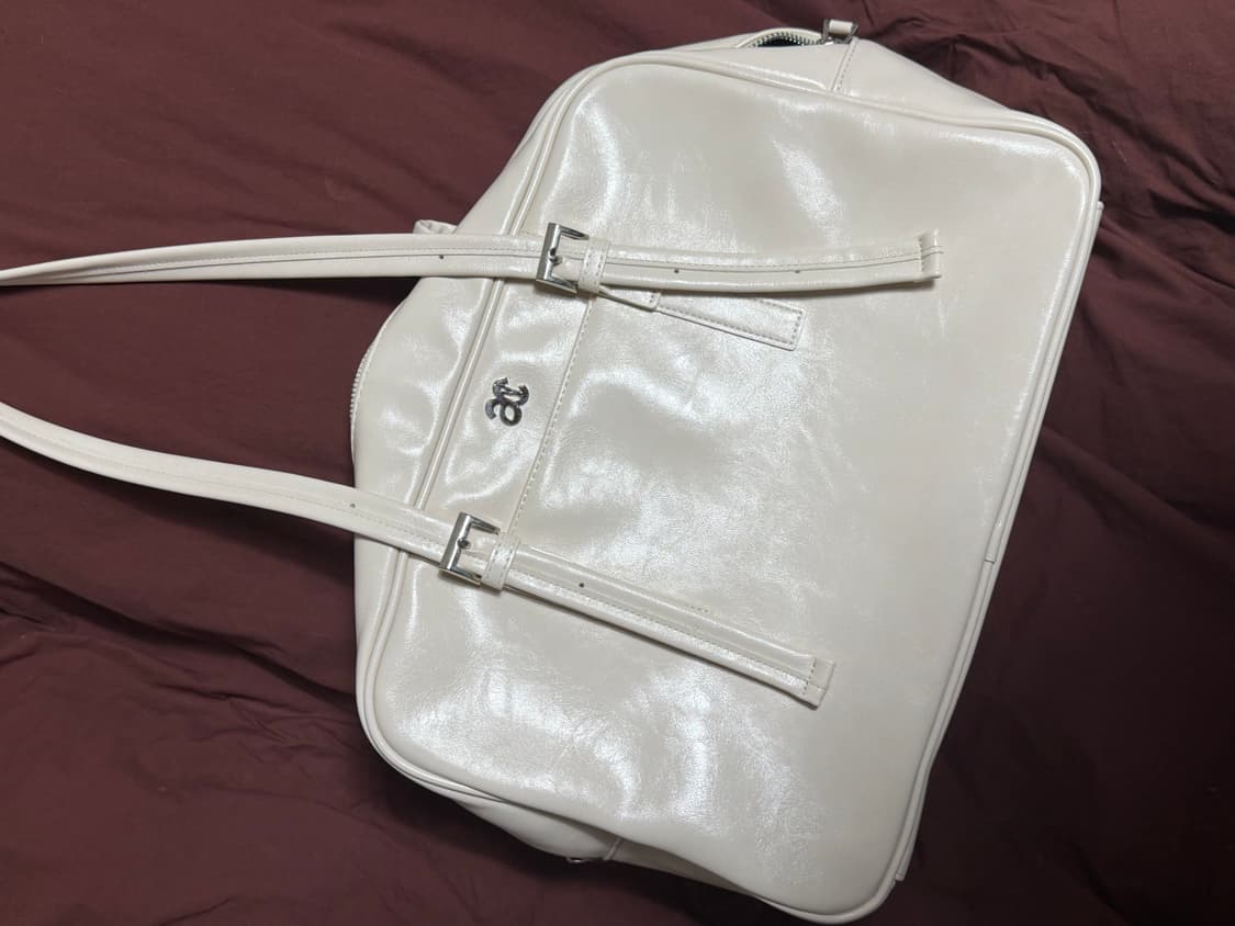 [아노에틱] 스퀘어 멀티 숄더백 크림색 상품이미지1