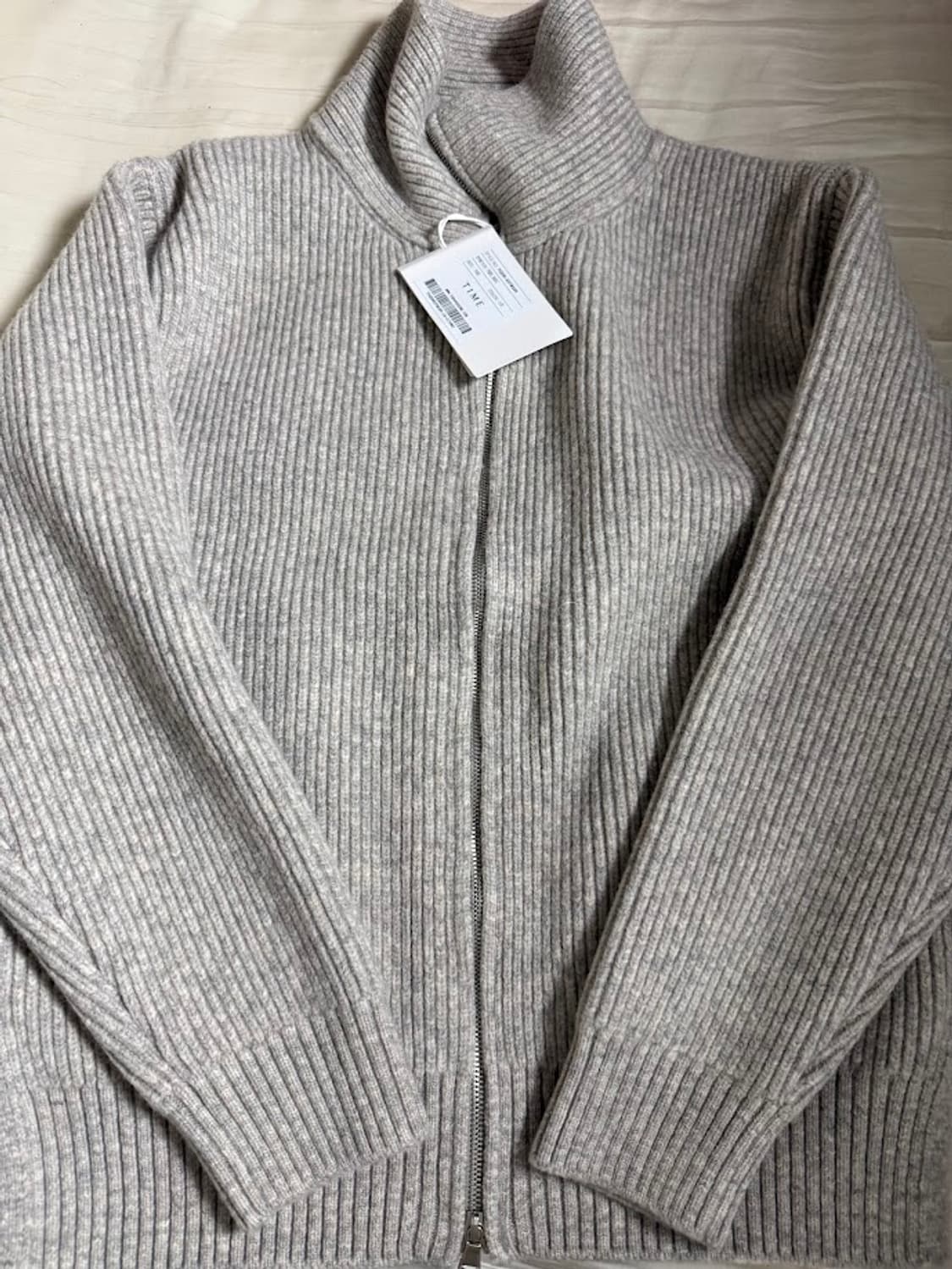 타임옴므 니트집업 상품이미지1