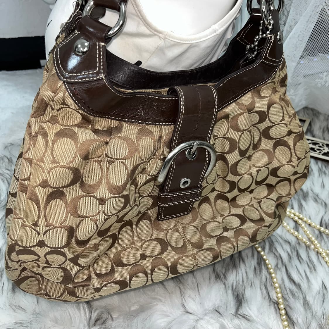 Coach 브라운 버클 숄더백 상품이미지2