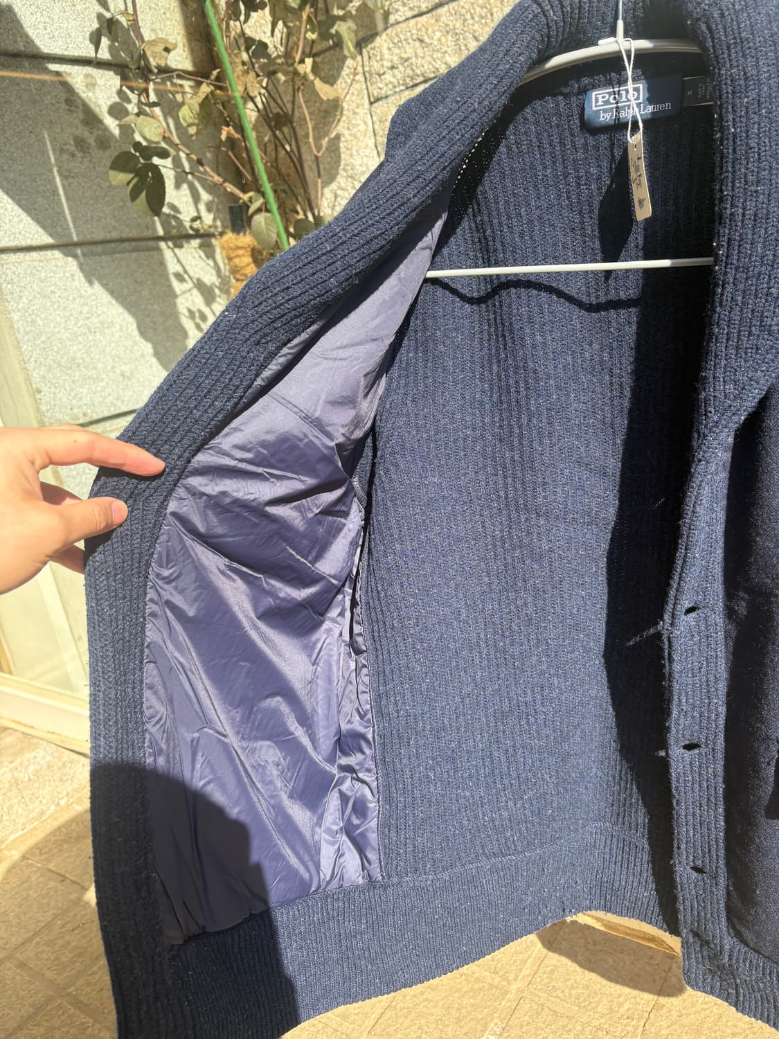 Polo Shawl collar 폴로 숄카라 가디건 상품이미지6