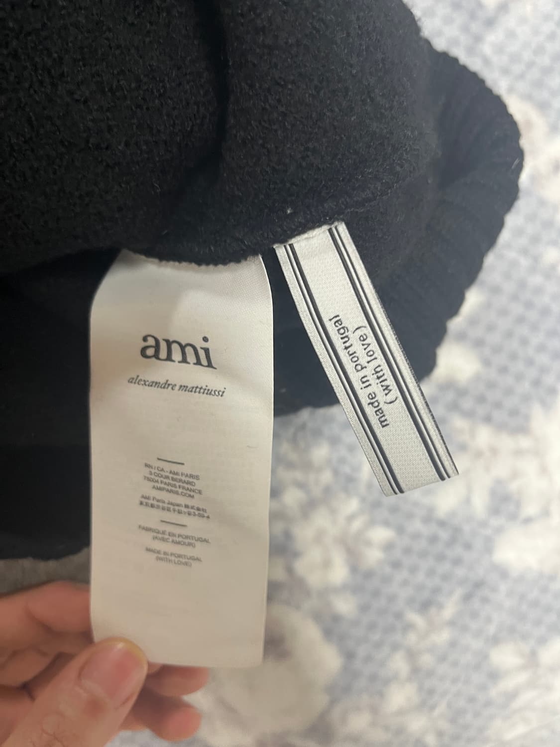 아미 블랙 빅 하트 로고 니트(L사이즈) 상품이미지3