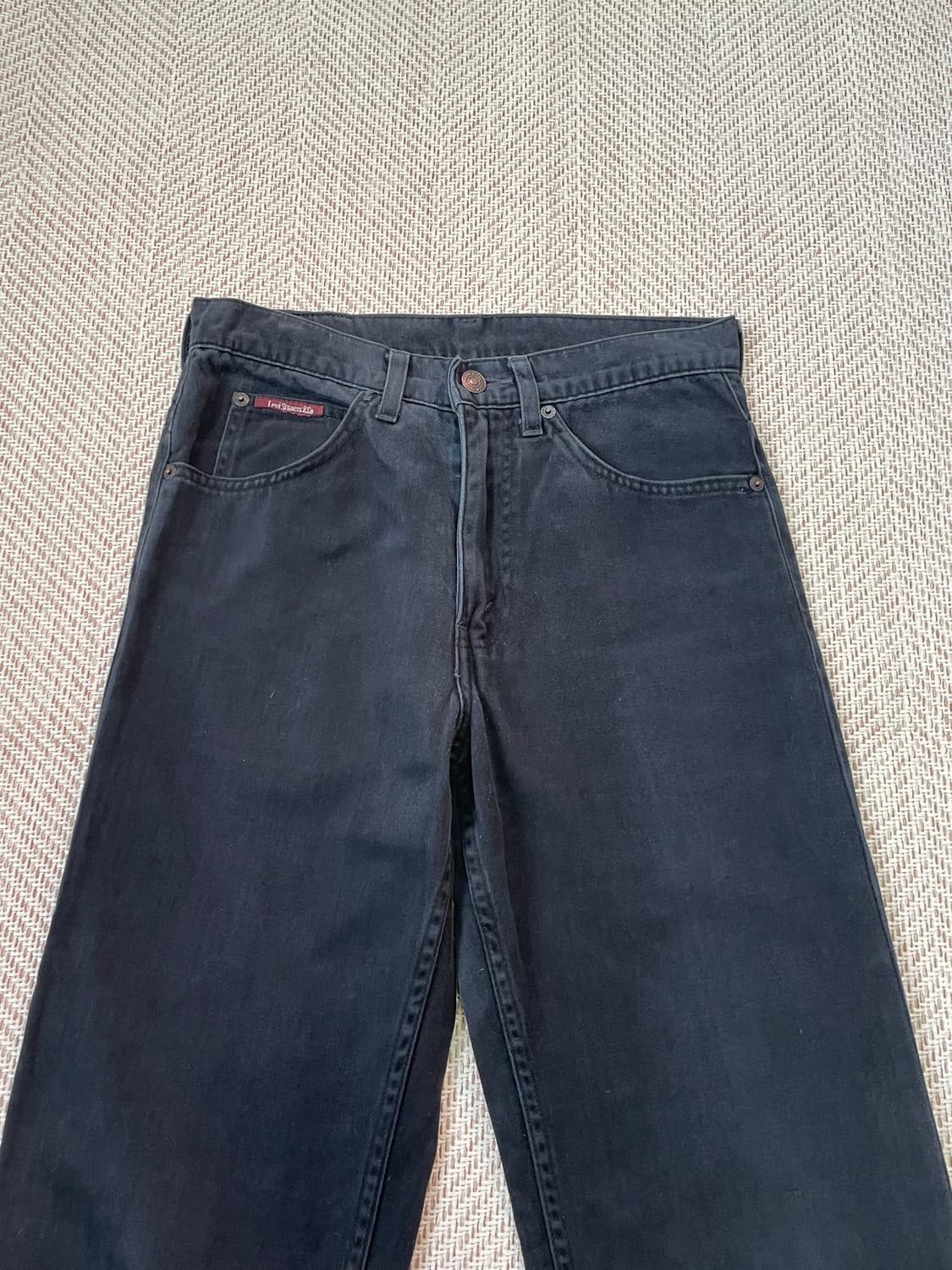 리바이스 재팬 피치드 코튼 네이비 팬츠  J03215 상품이미지9