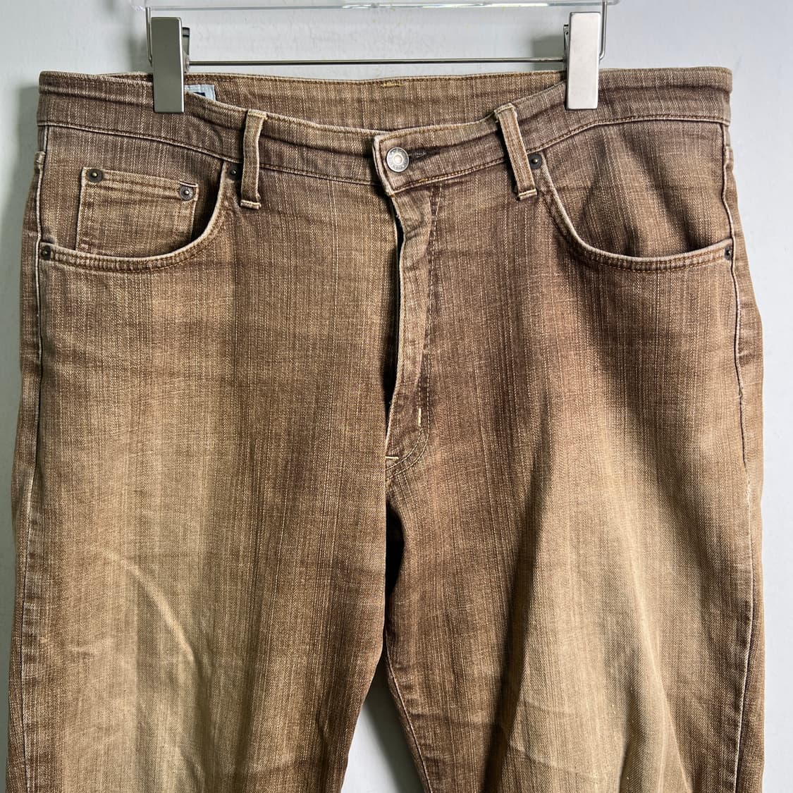 에드윈 인터네셔널 404 브라운 워싱 데님 팬츠 37 상품이미지3