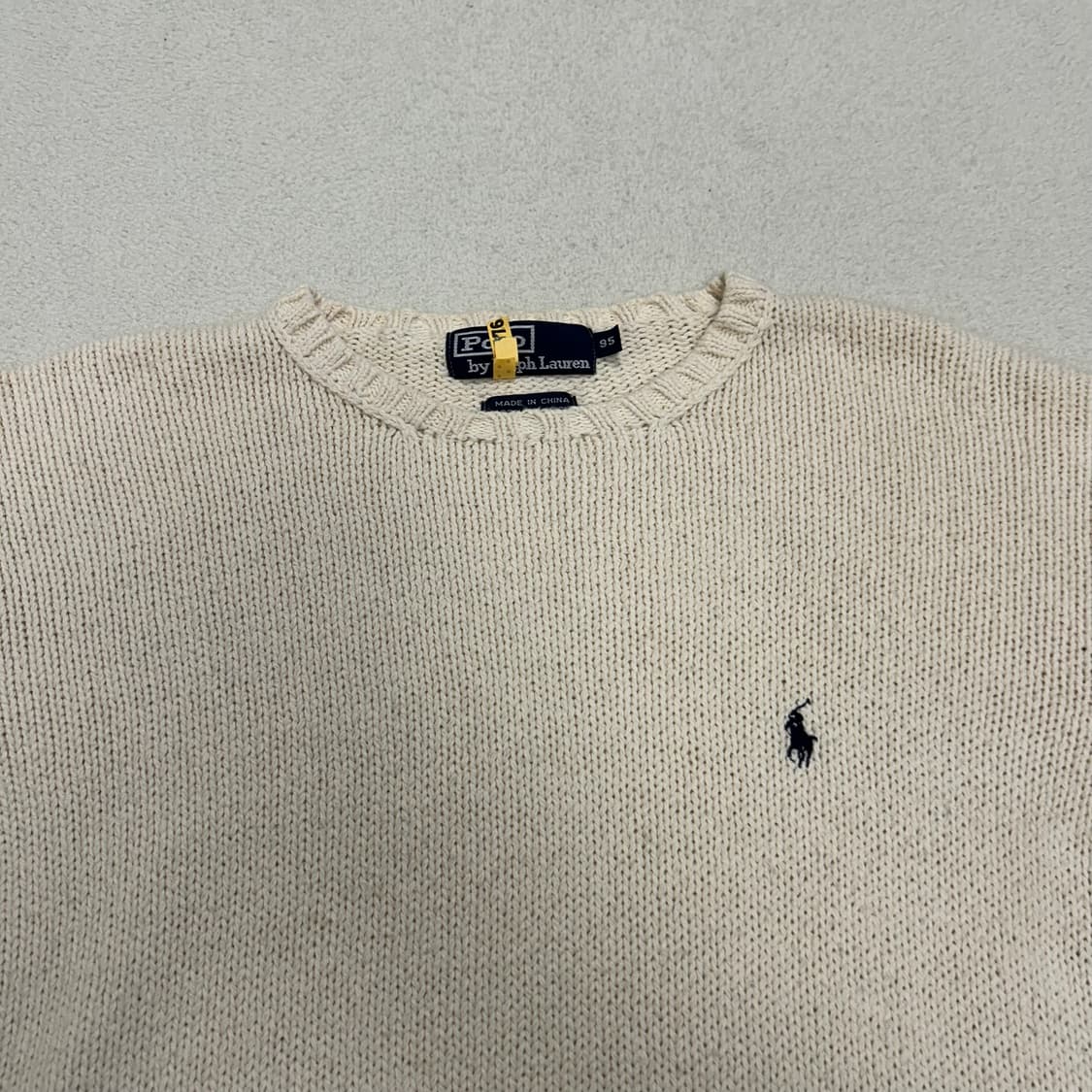 Polo Ralph Lauren ivory knit 상품이미지5
