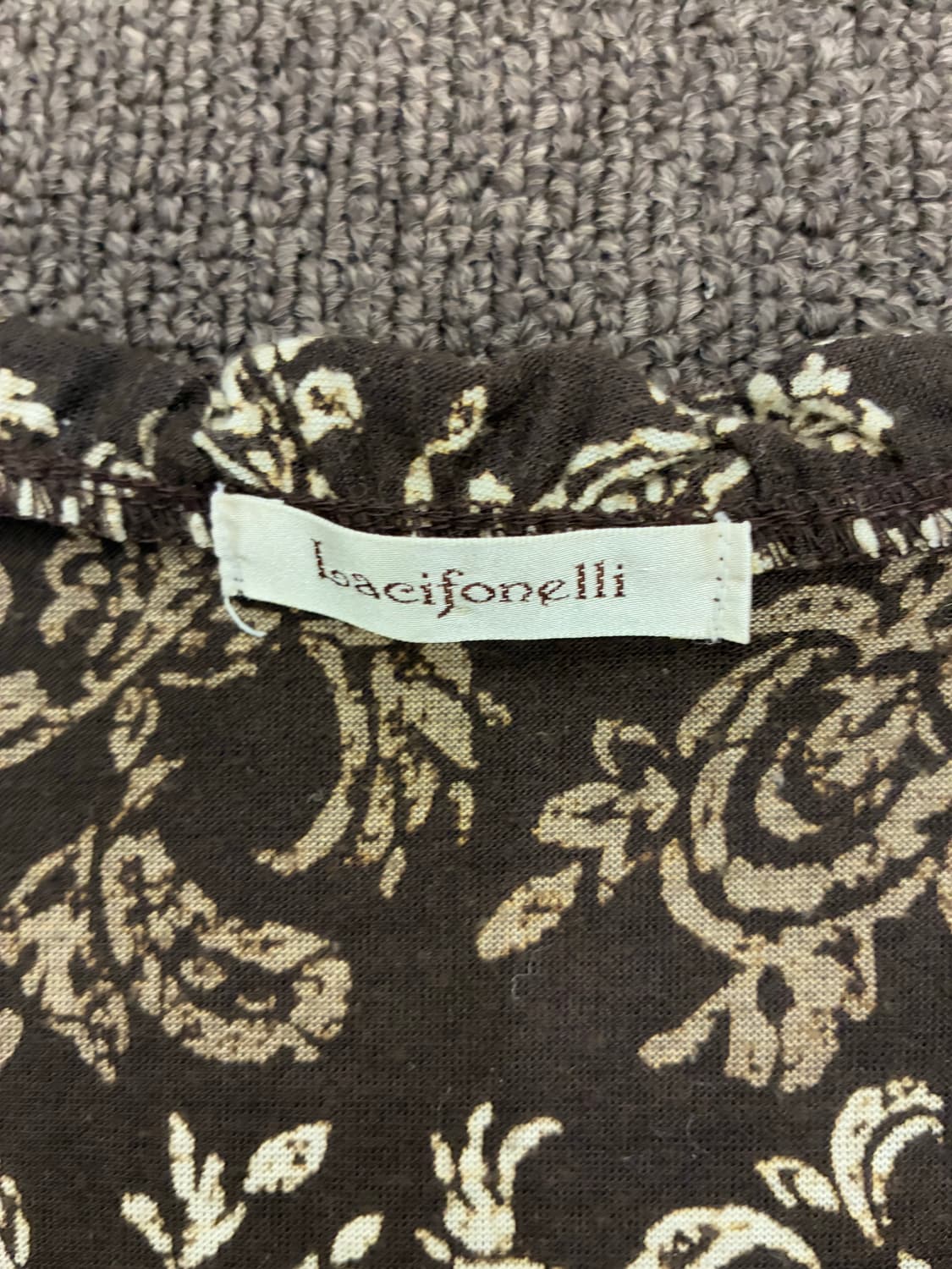 M)Japanese vintage 여성 페이즐리 패턴 슬리브리스 상품이미지5