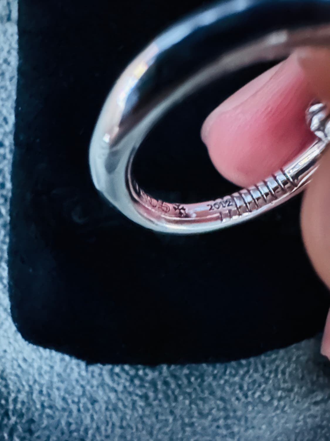 [US7] 크롬하츠 크로스볼 네일 실버링 상품이미지7