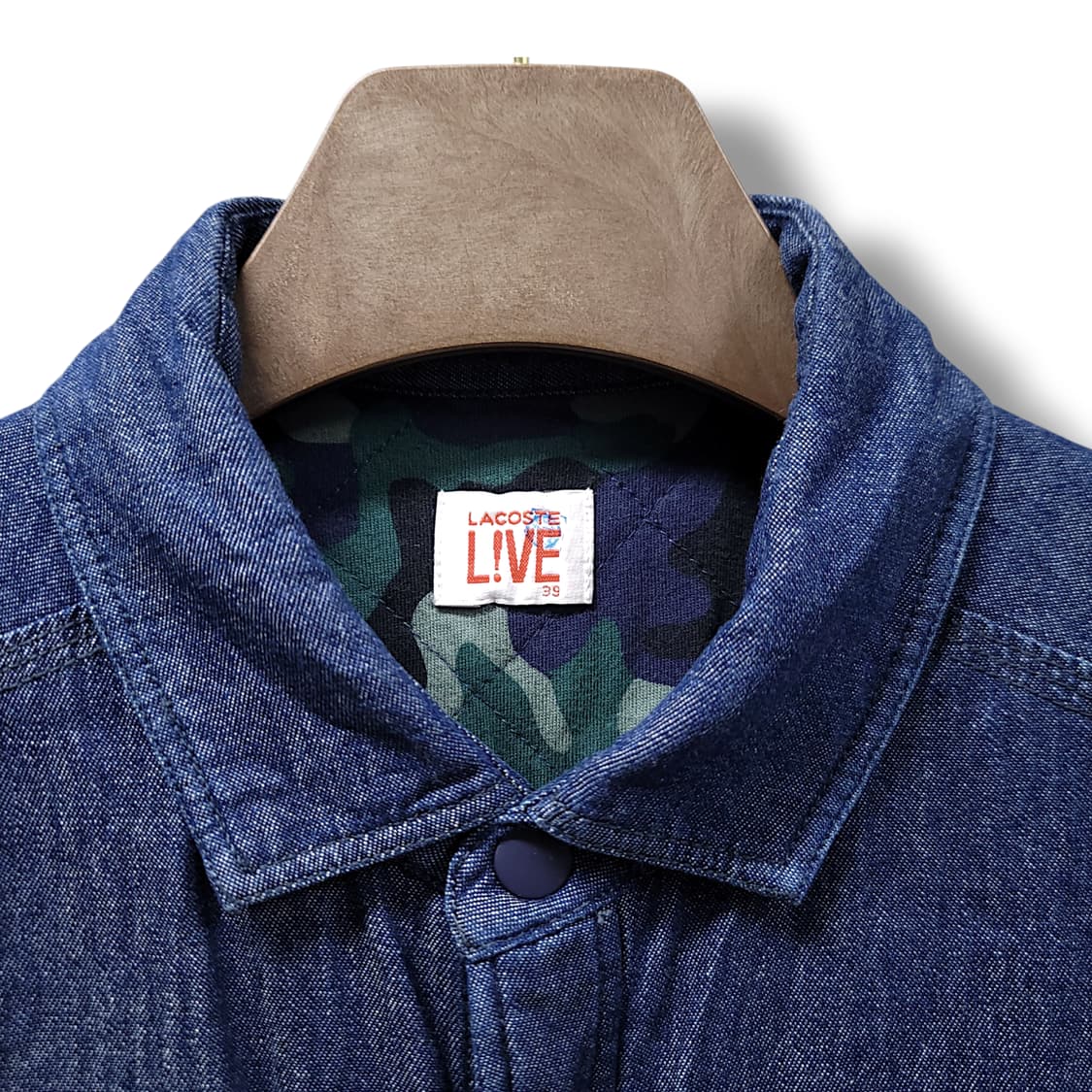 [95] 라코스테 진청 카모누빔 셔츠 자켓 상품이미지9