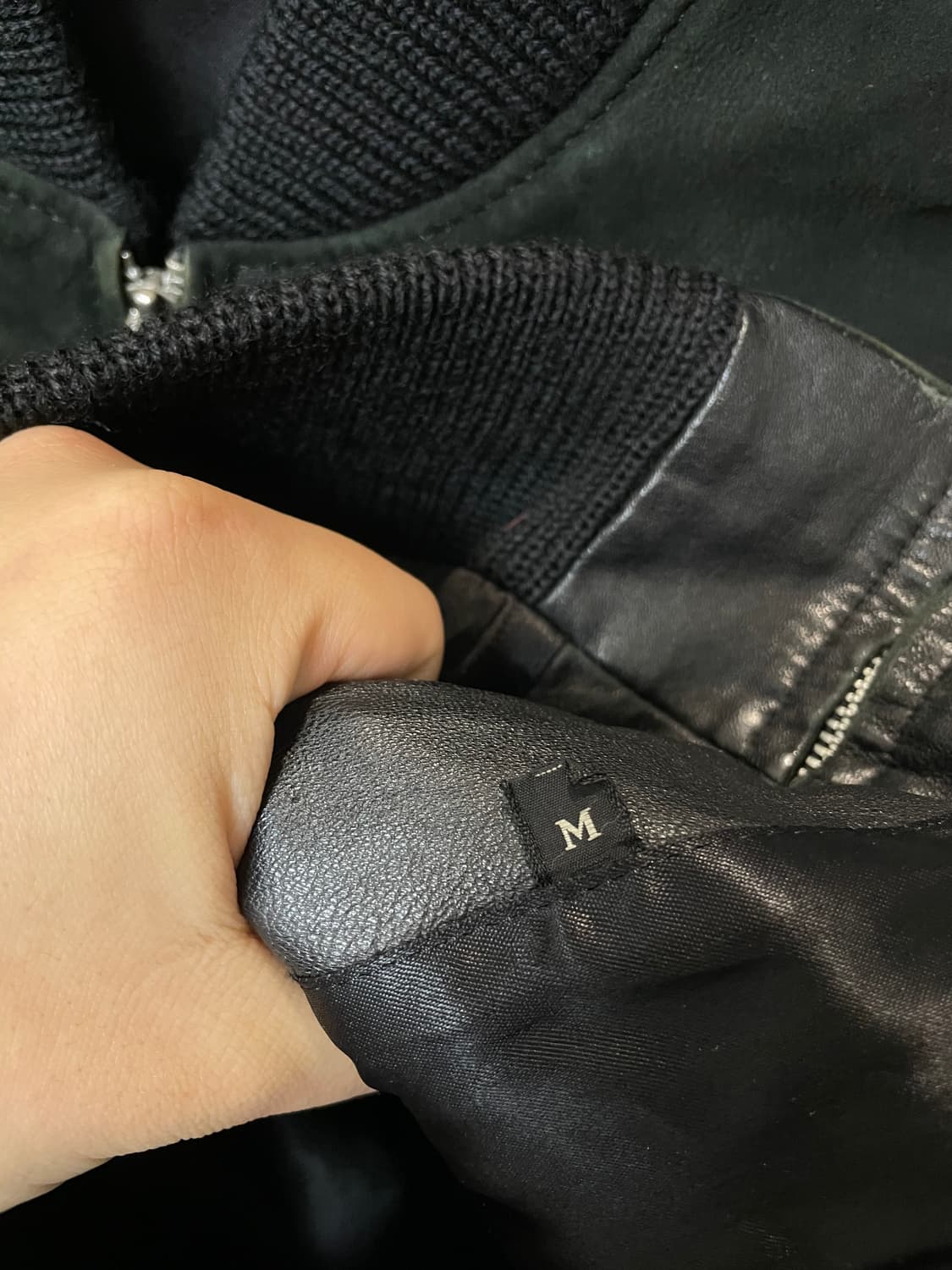 (M) jpn 딥그린 스웨이드 블루종 자켓 상품이미지4