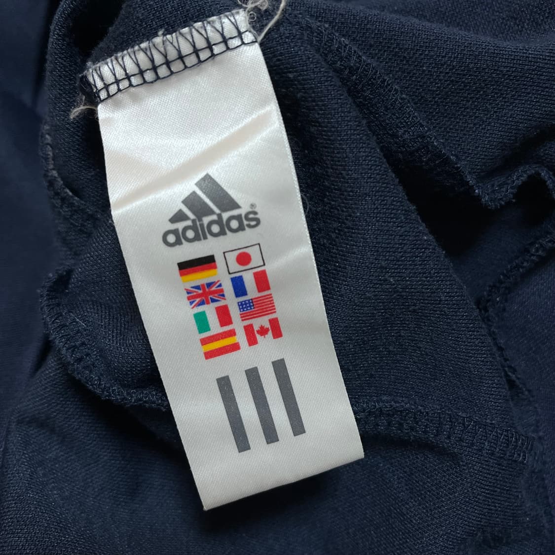 [정품] 아디다스 네이비 옐로우삼선 져지 [ 100 ] 상품이미지4