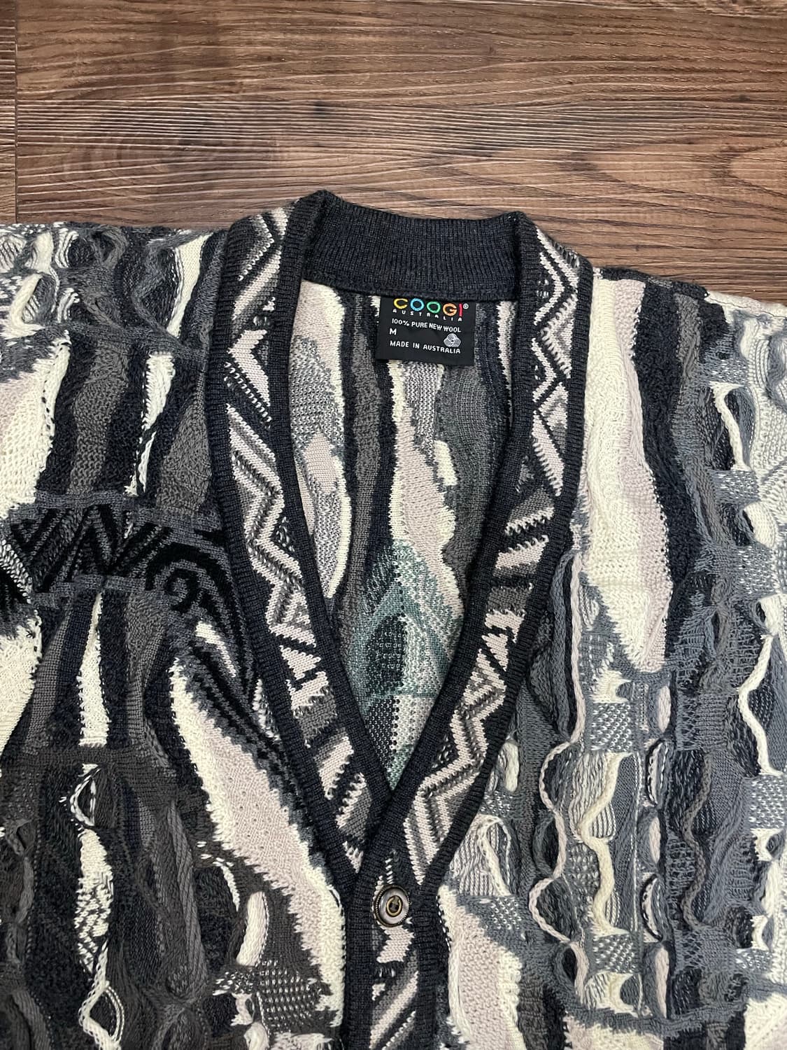 쿠지 COOGI 오스트레일리아 케이블 가디건 상품이미지2