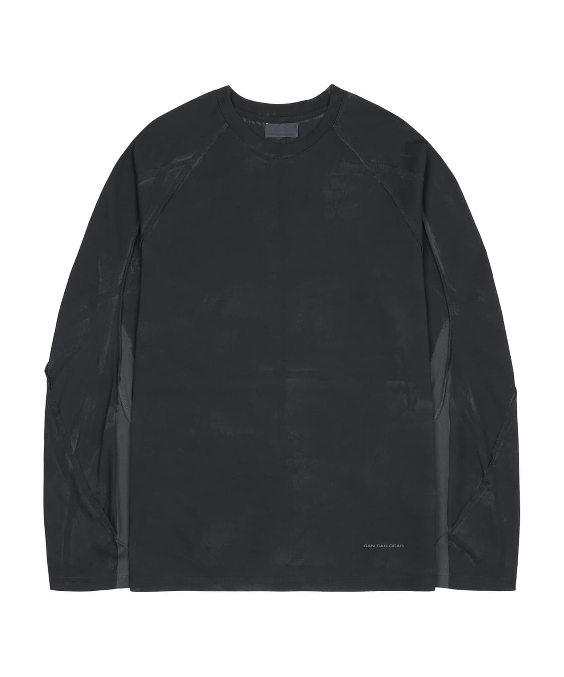 (4) 산산기어 콘트라스트 롱 슬리브 차콜 새상품 상품이미지1