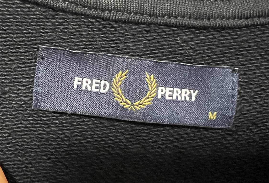 프레드페리 남자 맨투맨 추동 캐주얼 블랙 L 100  상품이미지3